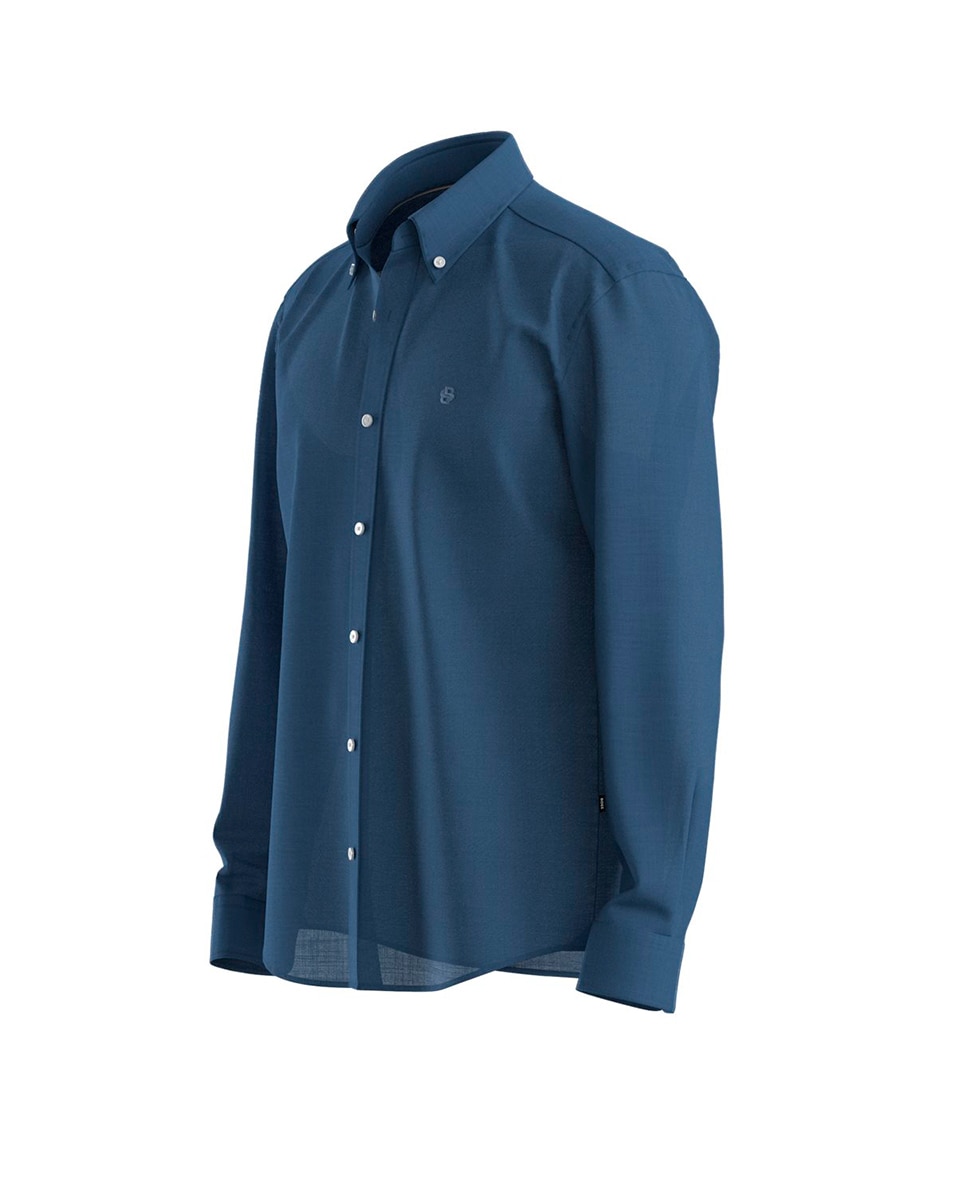 Camisa Azul-índigo-3