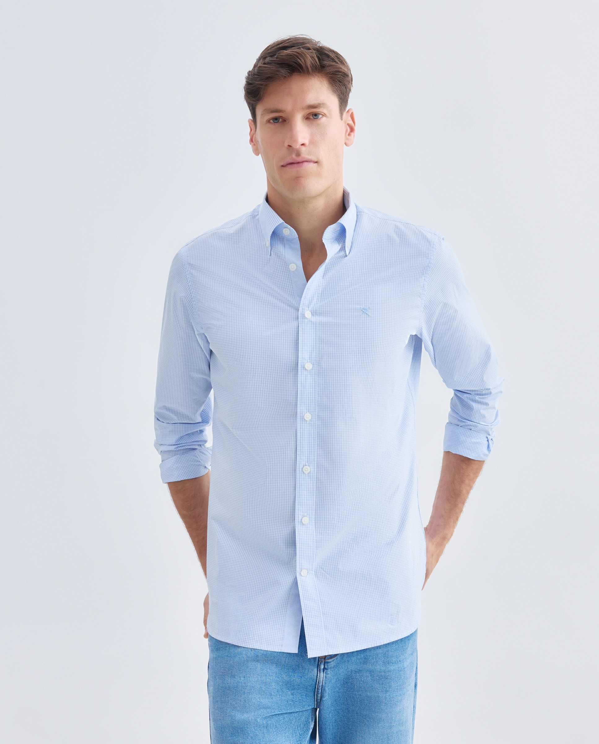 Imagem 0 de Camisa Classic Fit aos Quadrados Vichy