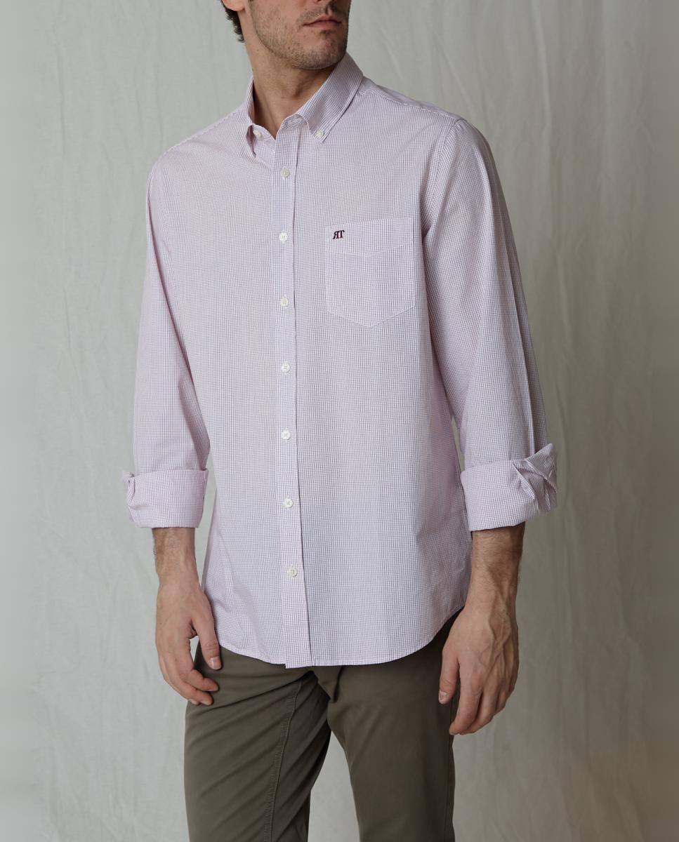 Camisa Casual Bordeaux-4