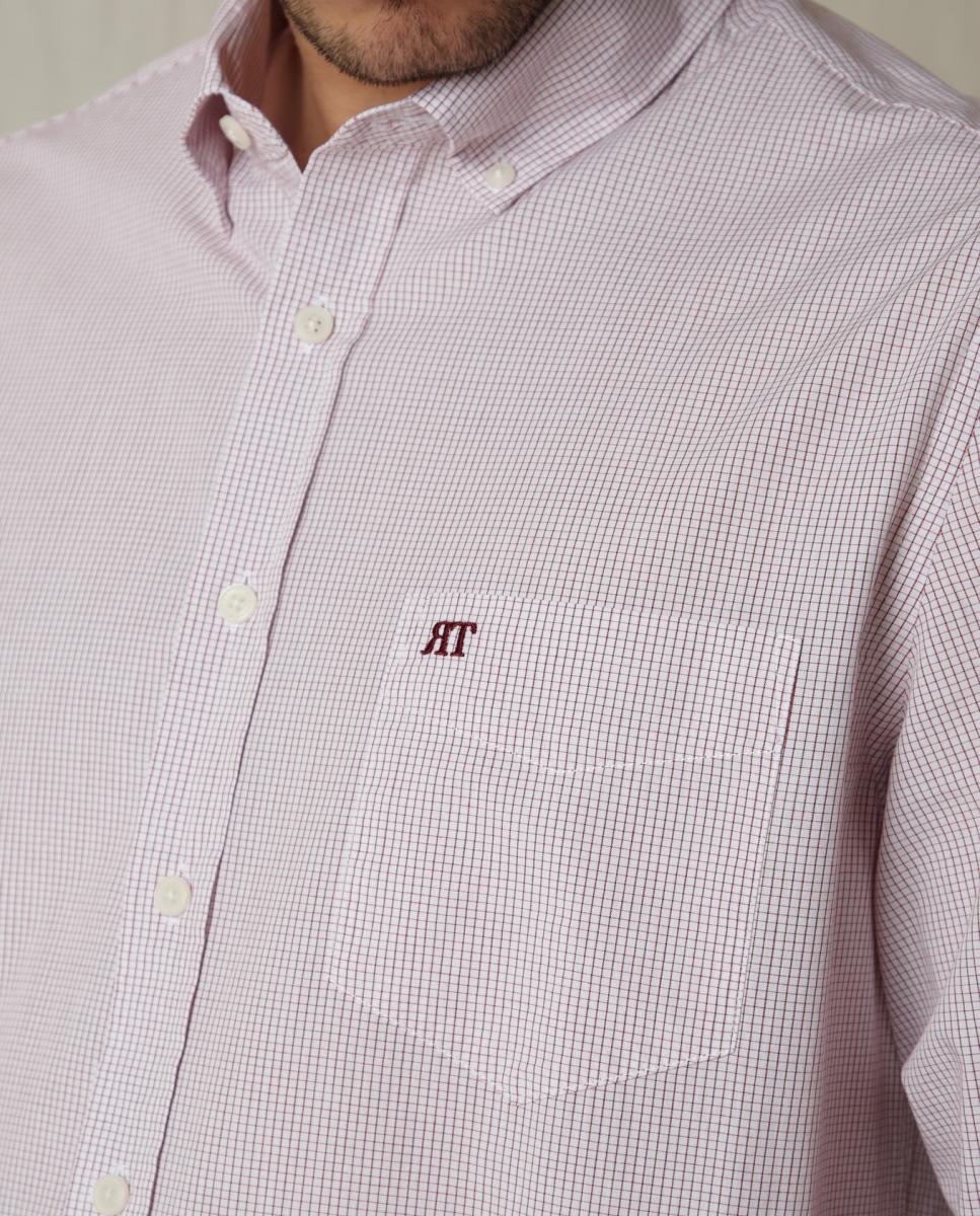 Camisa Casual Bordeaux-8