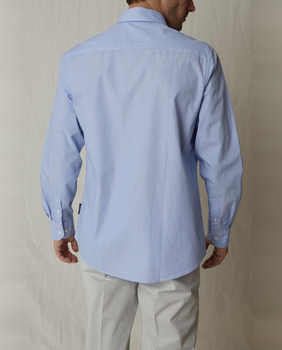 Camisa Casual Azul-7
