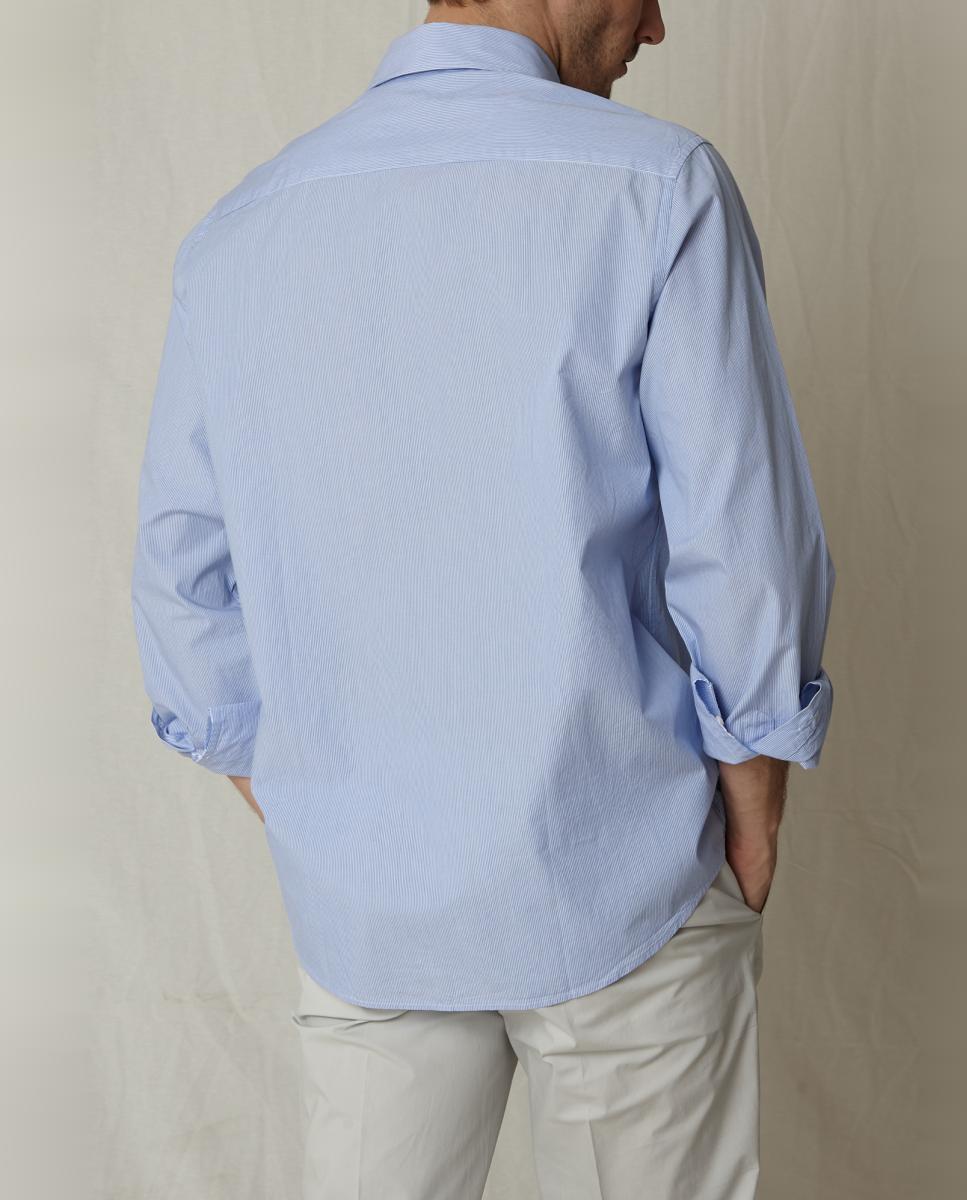 Camisa Casual Azul-8