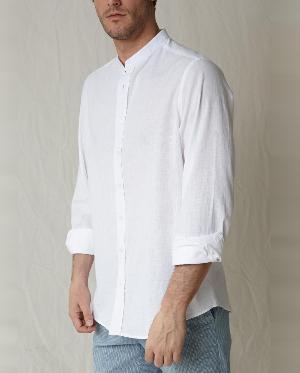 Camisa Casual Branco-4