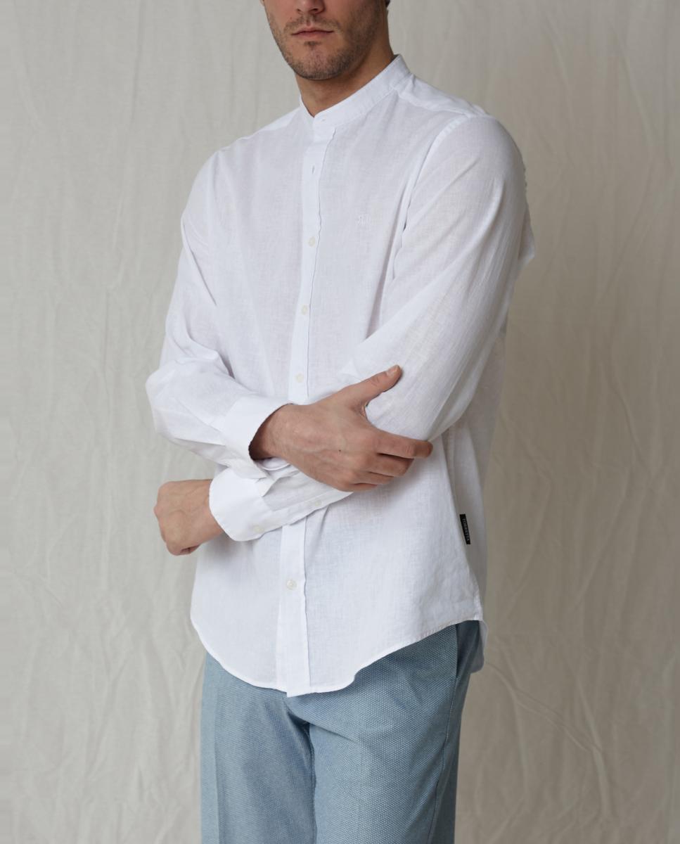 Camisa Casual Branco-5