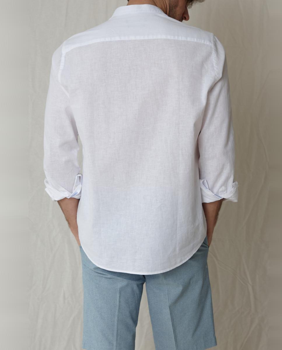 Camisa Casual Branco-7