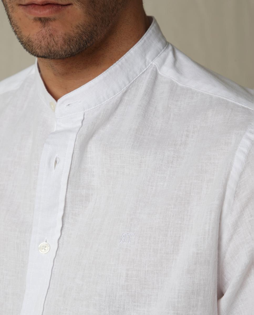Camisa Casual Branco-8