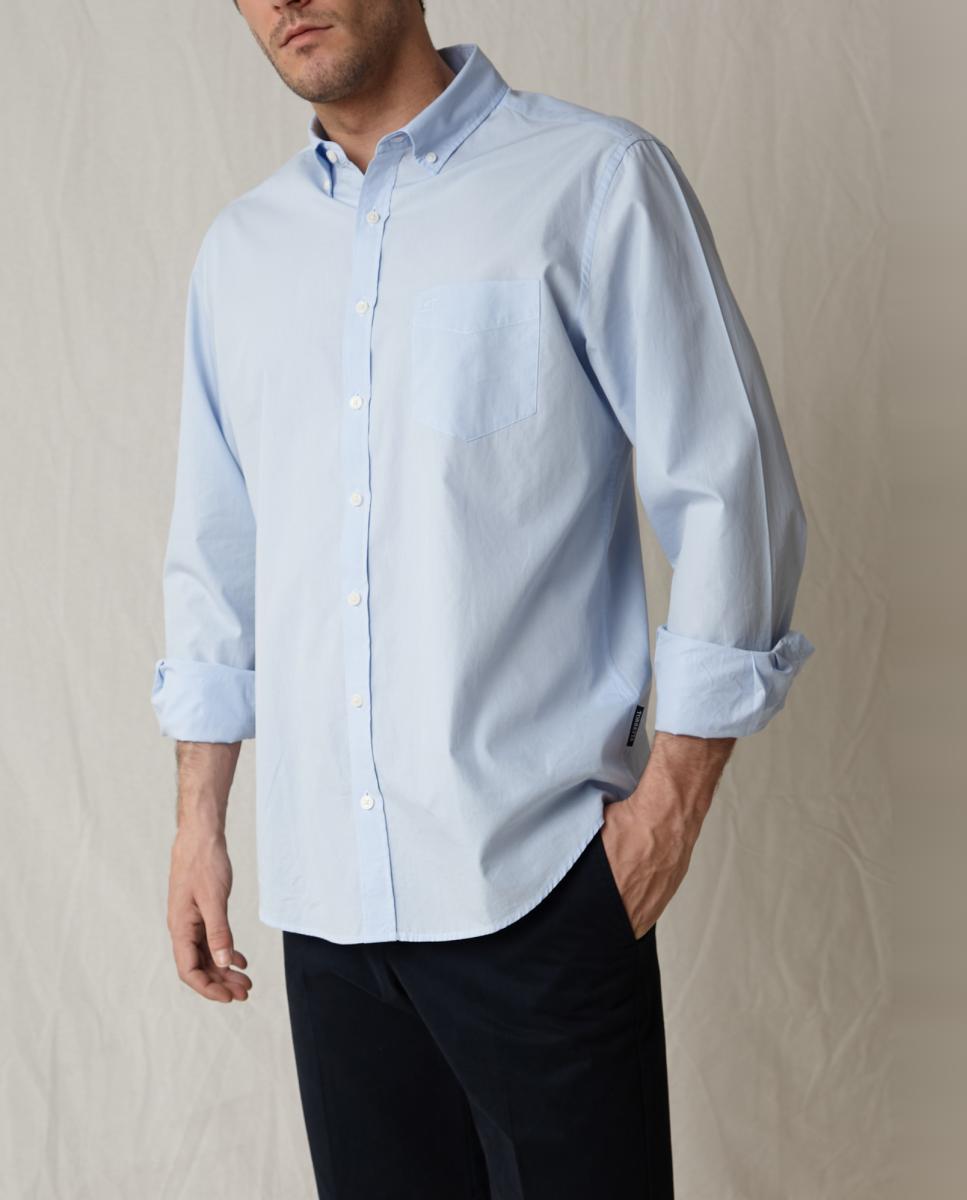 Camisa Casual Azul-claro-4
