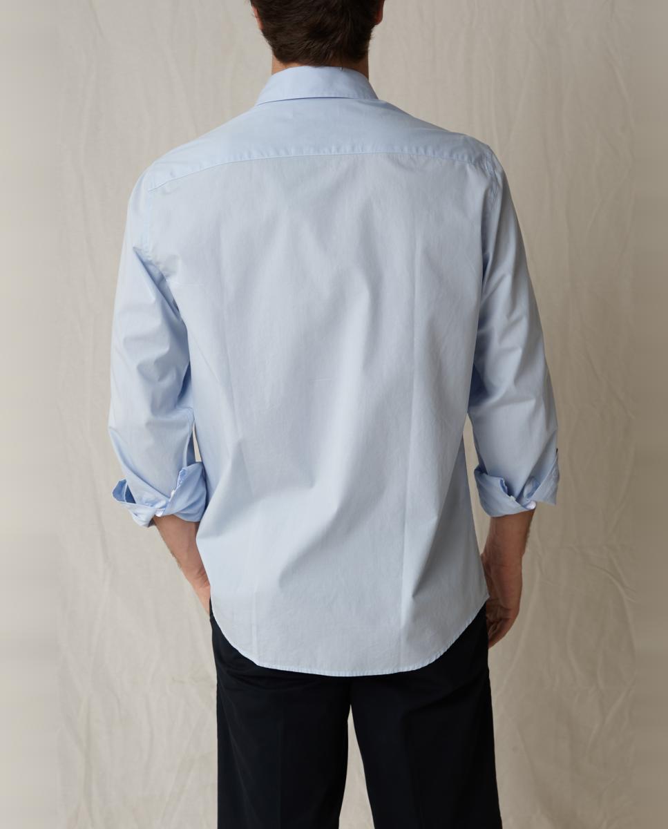 Camisa Casual Azul-claro-5