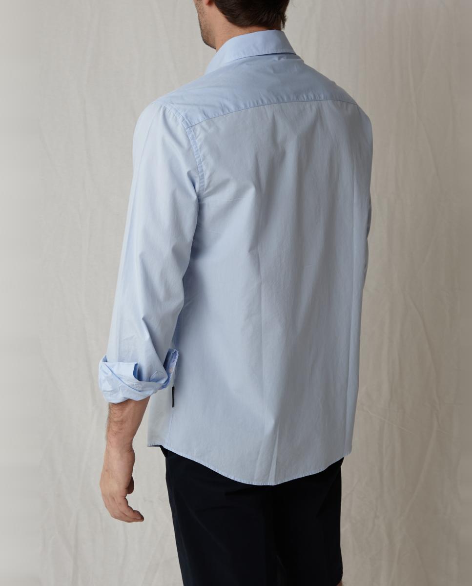 Camisa Casual Azul-claro-6