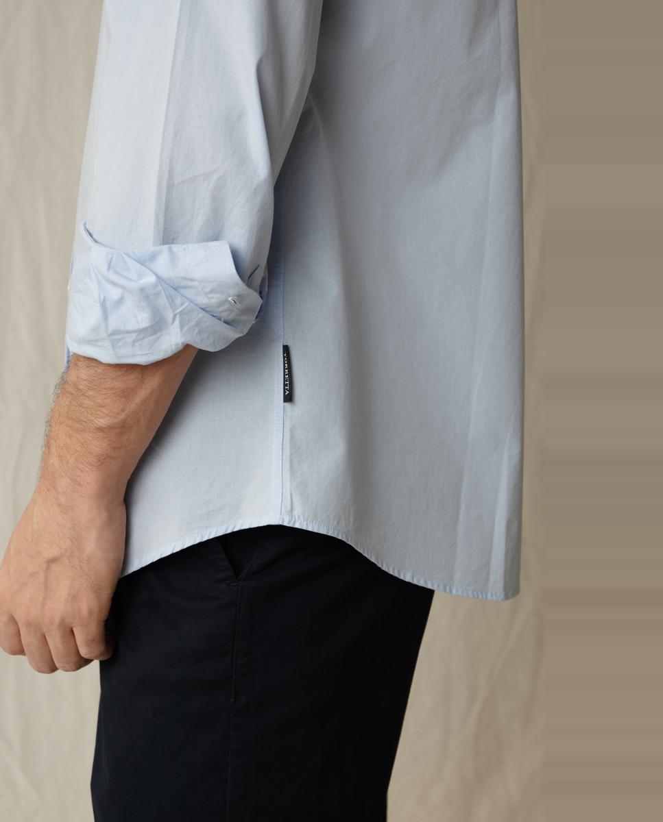 Camisa Casual Azul-claro-8