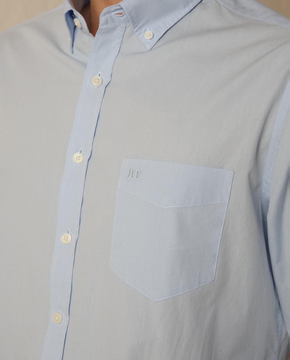 Camisa Casual Azul-claro-9