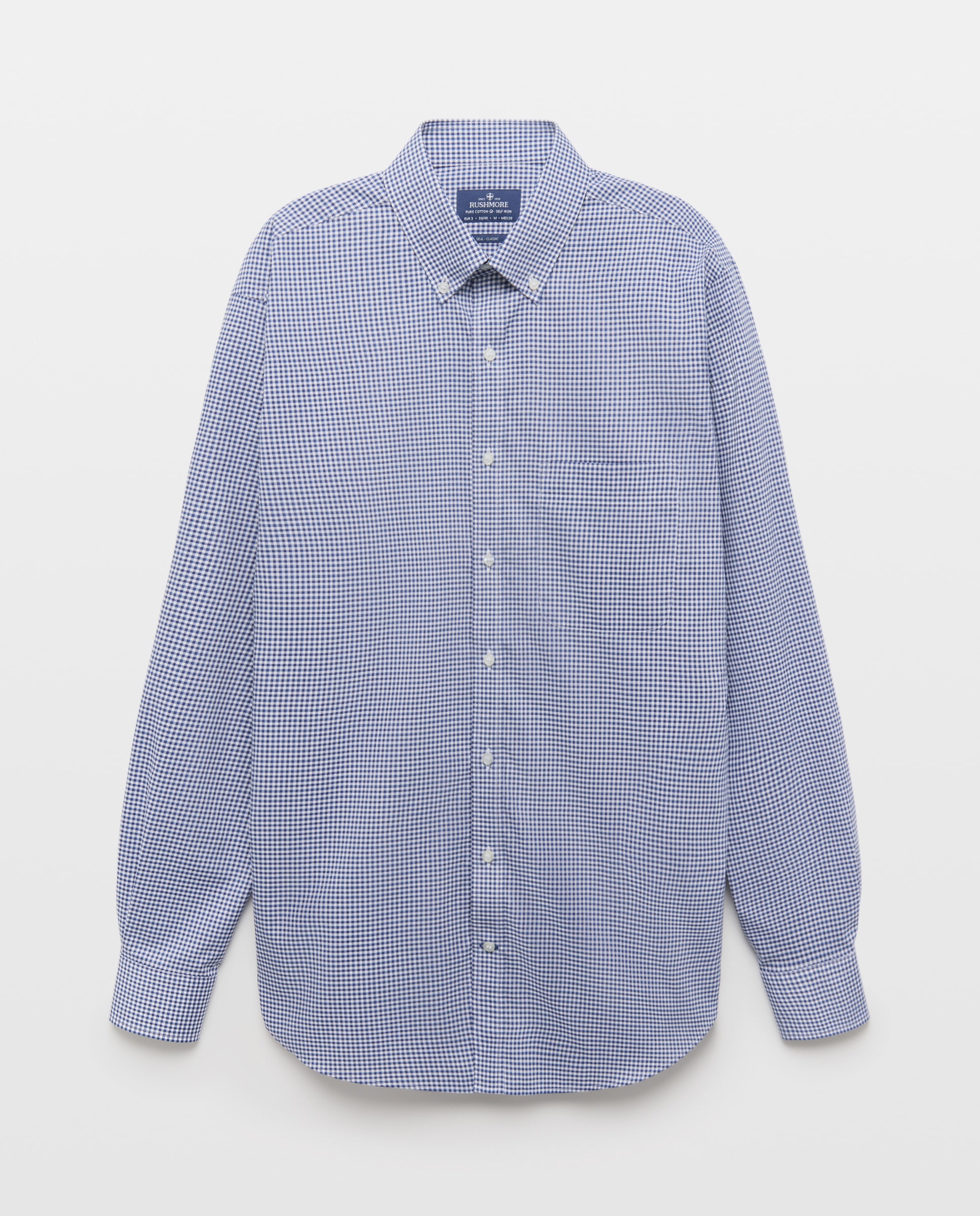 Imagen 4 de Camisa de hombre non iron - Rushmore - Blanco Blanco