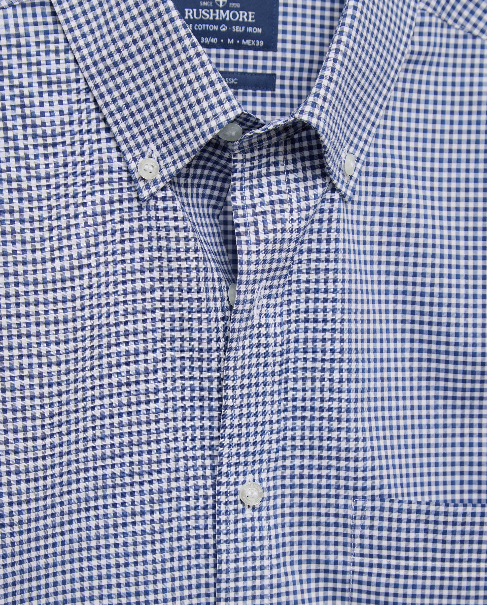 Imagen 5 de Camisa de hombre non iron - Rushmore - Blanco Blanco
