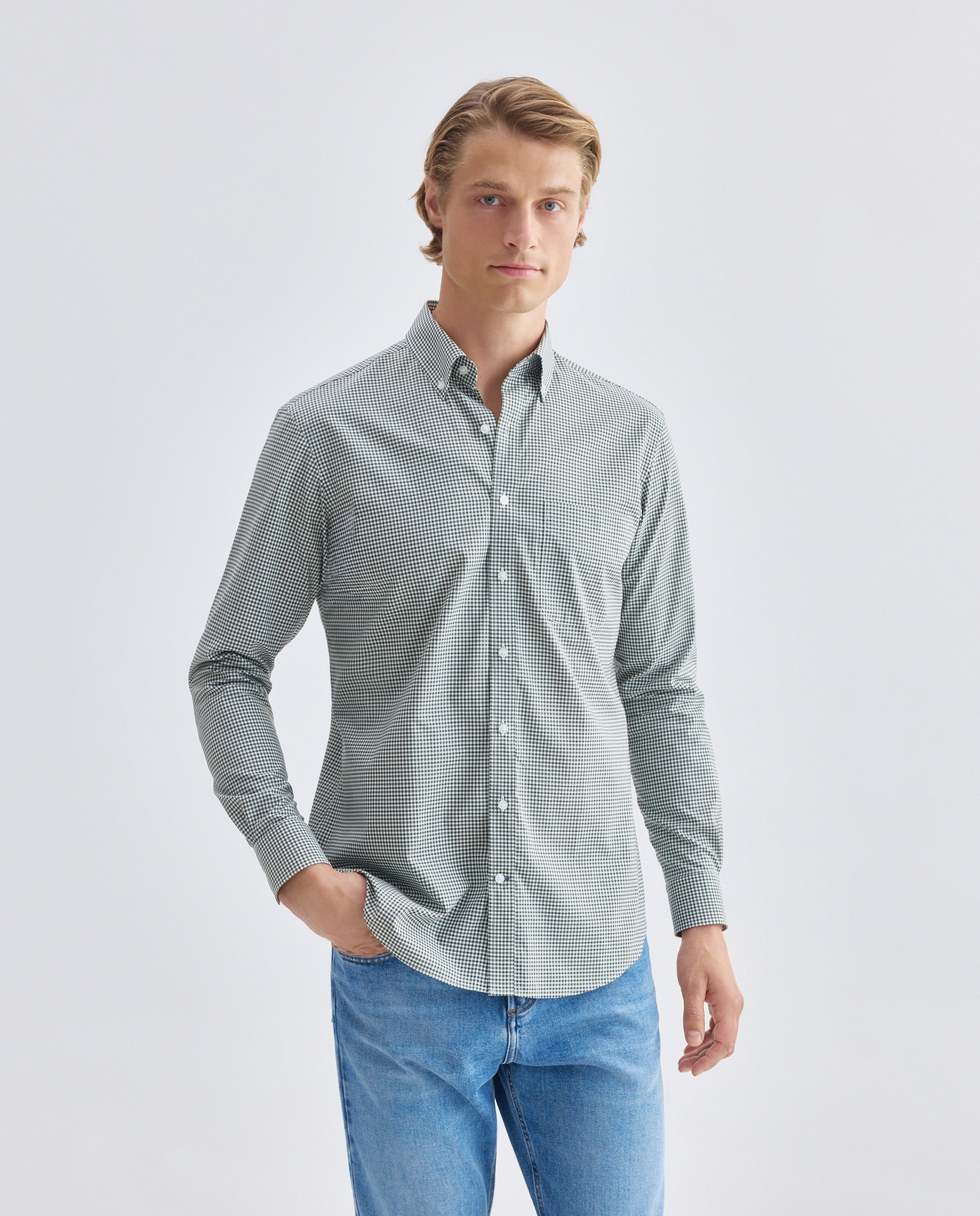 Imagen 1 de Camisa de hombre non iron Blanco