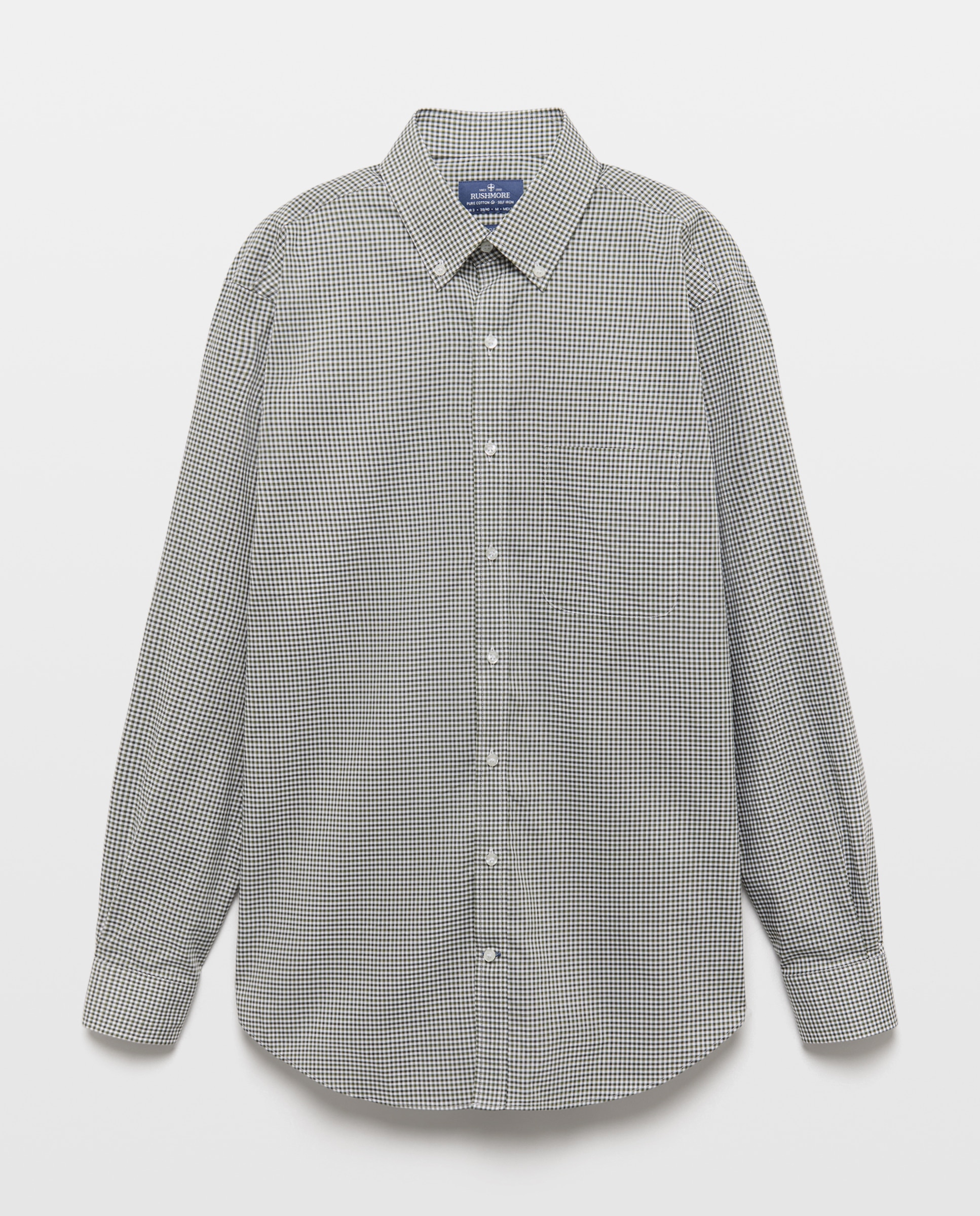 Imagen 4 de Camisa de hombre non iron - Rushmore - Blanco Blanco