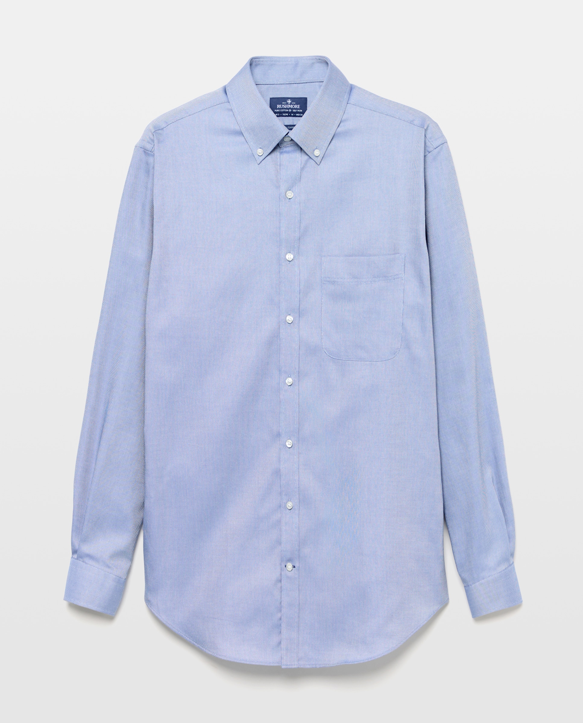 Camisa de hombre non iron - Rushmore - Azul Azul-4