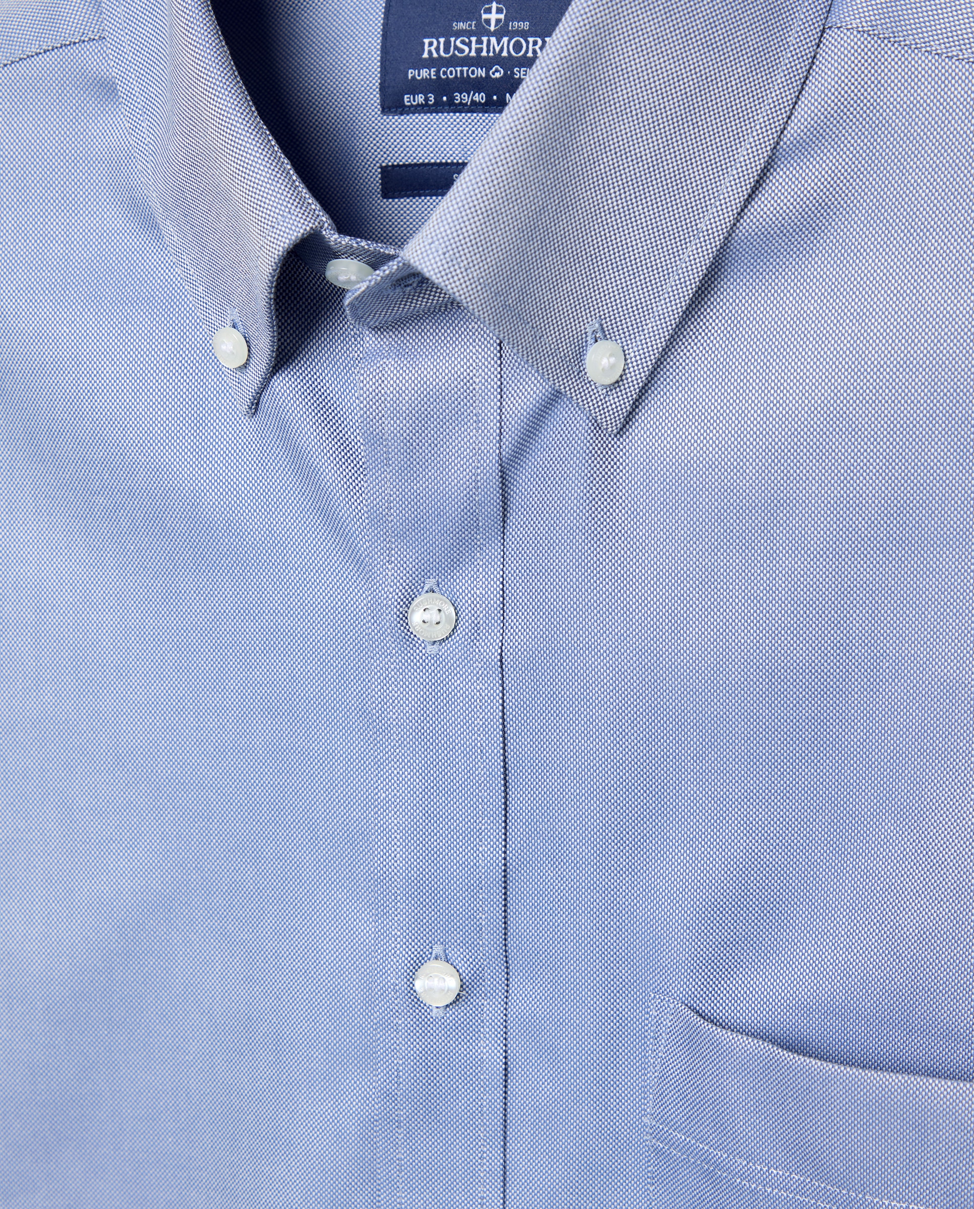 Camisa de hombre non iron - Rushmore - Azul Azul-5