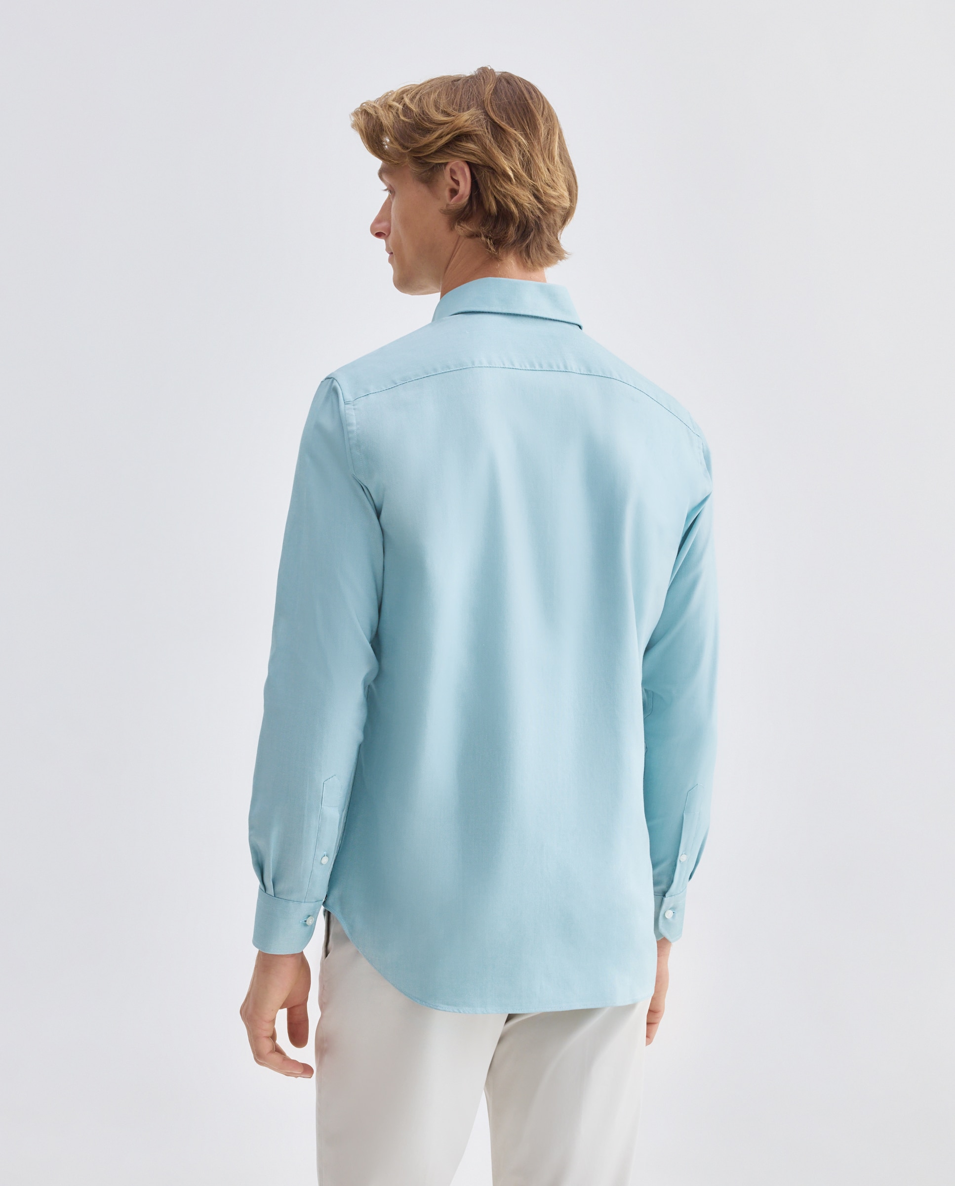Camisa de hombre non iron - Rushmore - Verde Verde-3