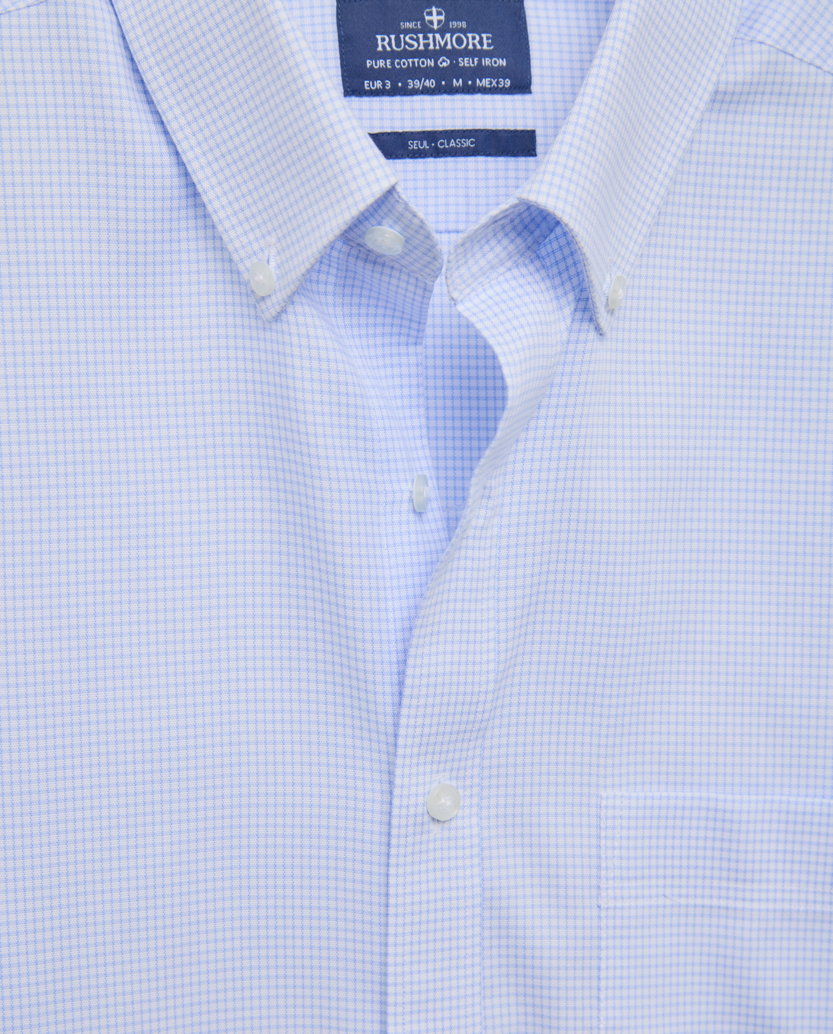 Camisa Non Iron Azul-claro-5
