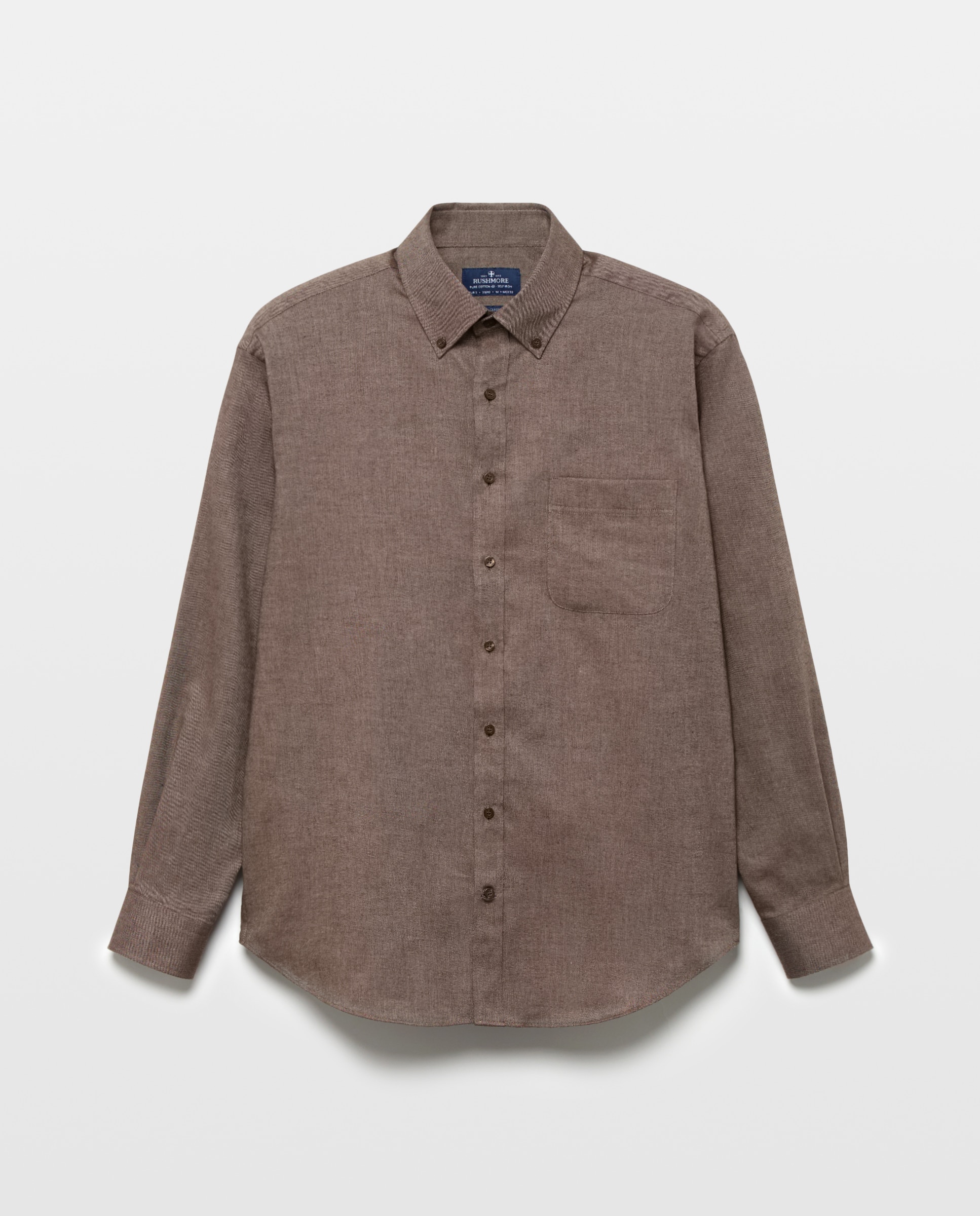 Camisa Non Iron Castanho-4