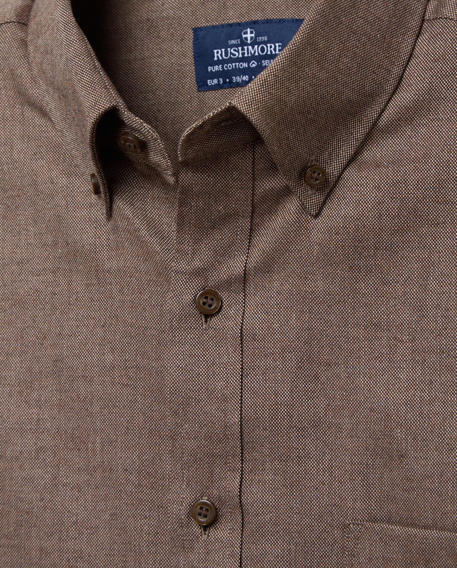 Camisa Non Iron Castanho-5
