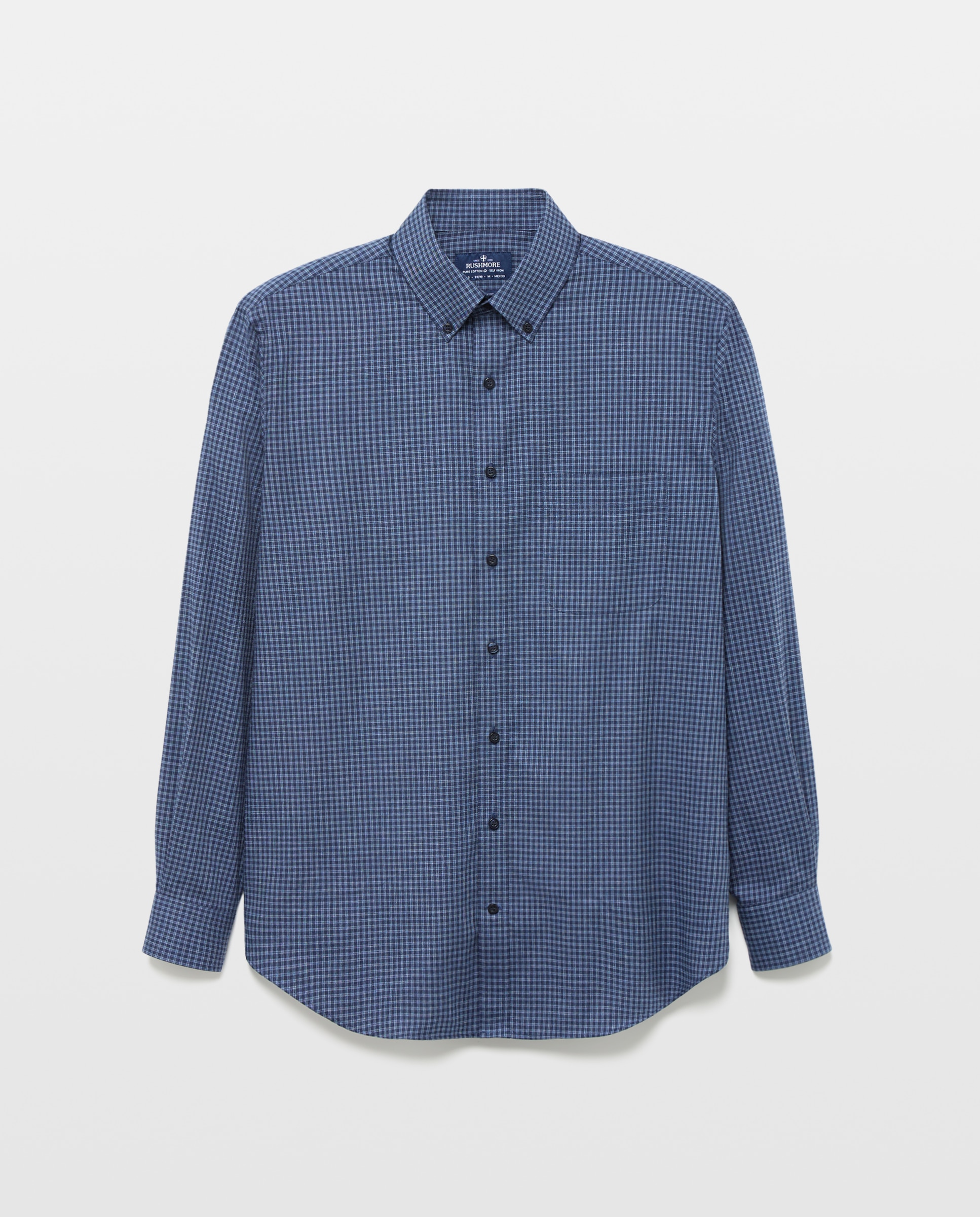 Camisa Non Iron Azul-marinho-4