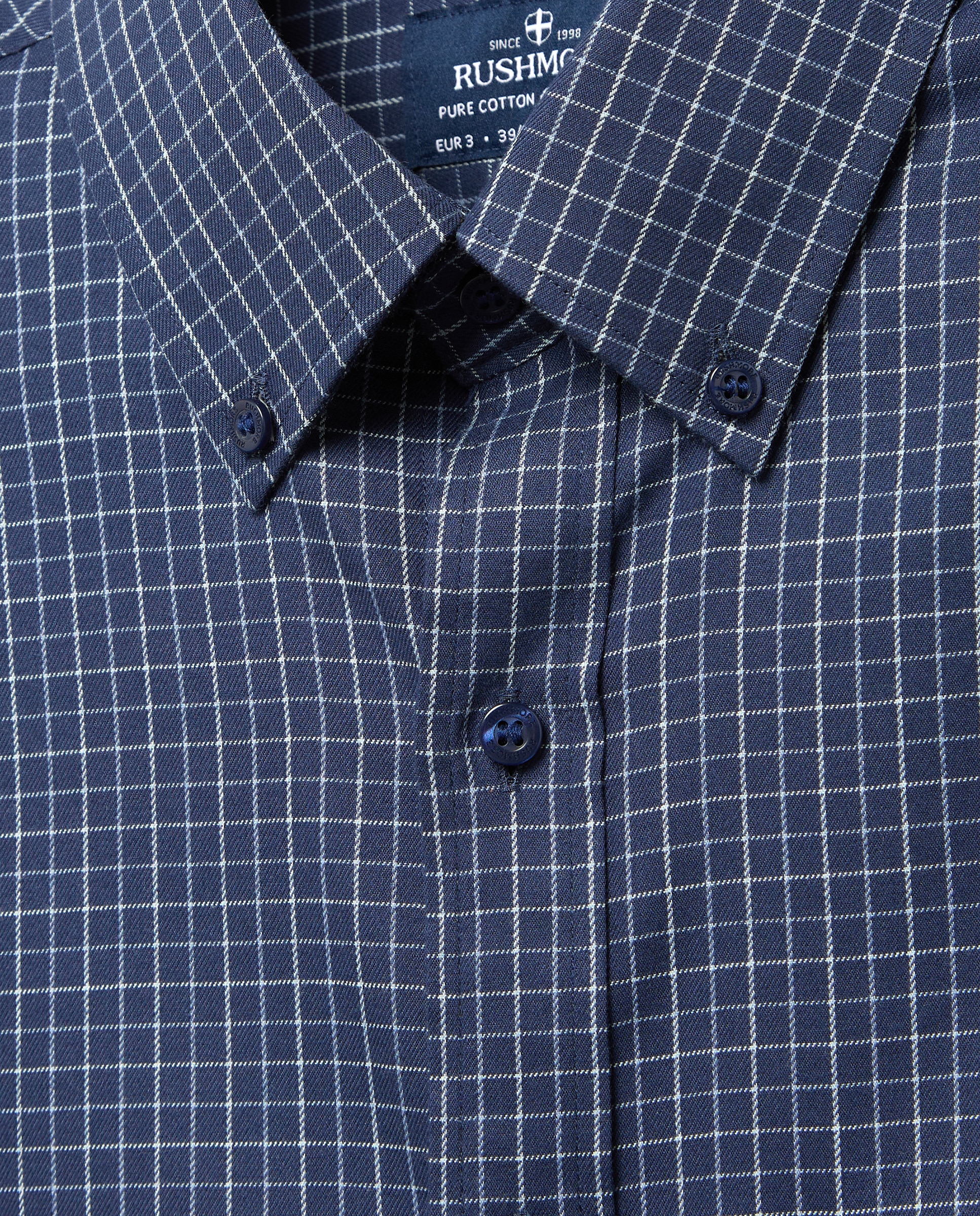 Camisa Non Iron Azul-marinho-5