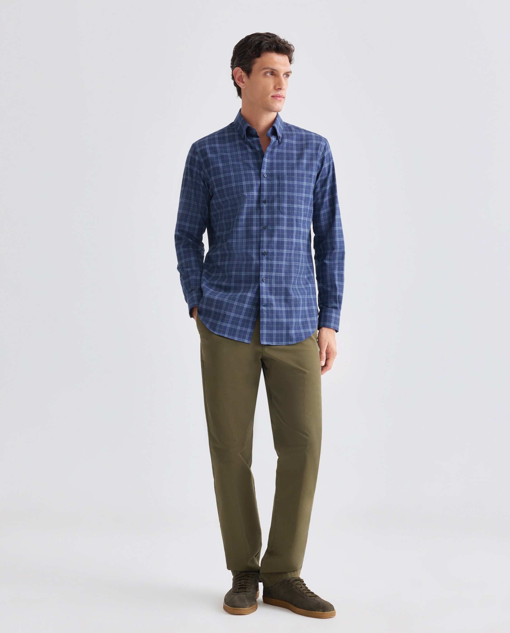 Camisa Non Iron Azul-marinho-2
