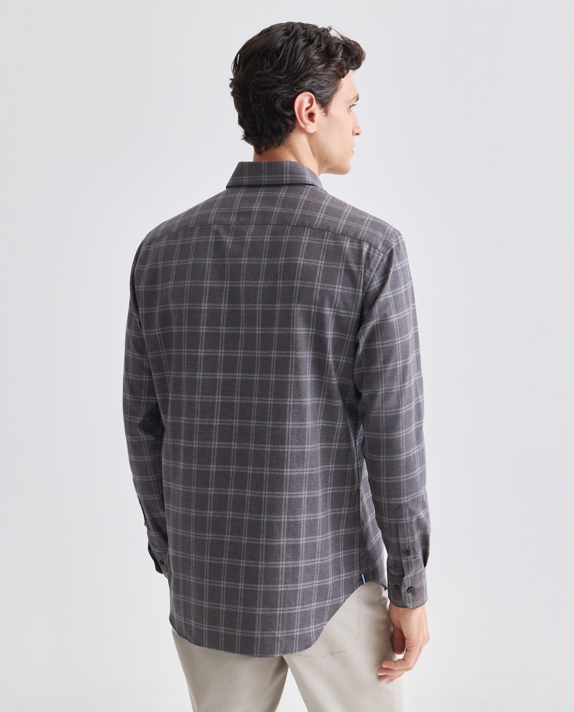 Camisa Non Iron Castanho-escuro-3