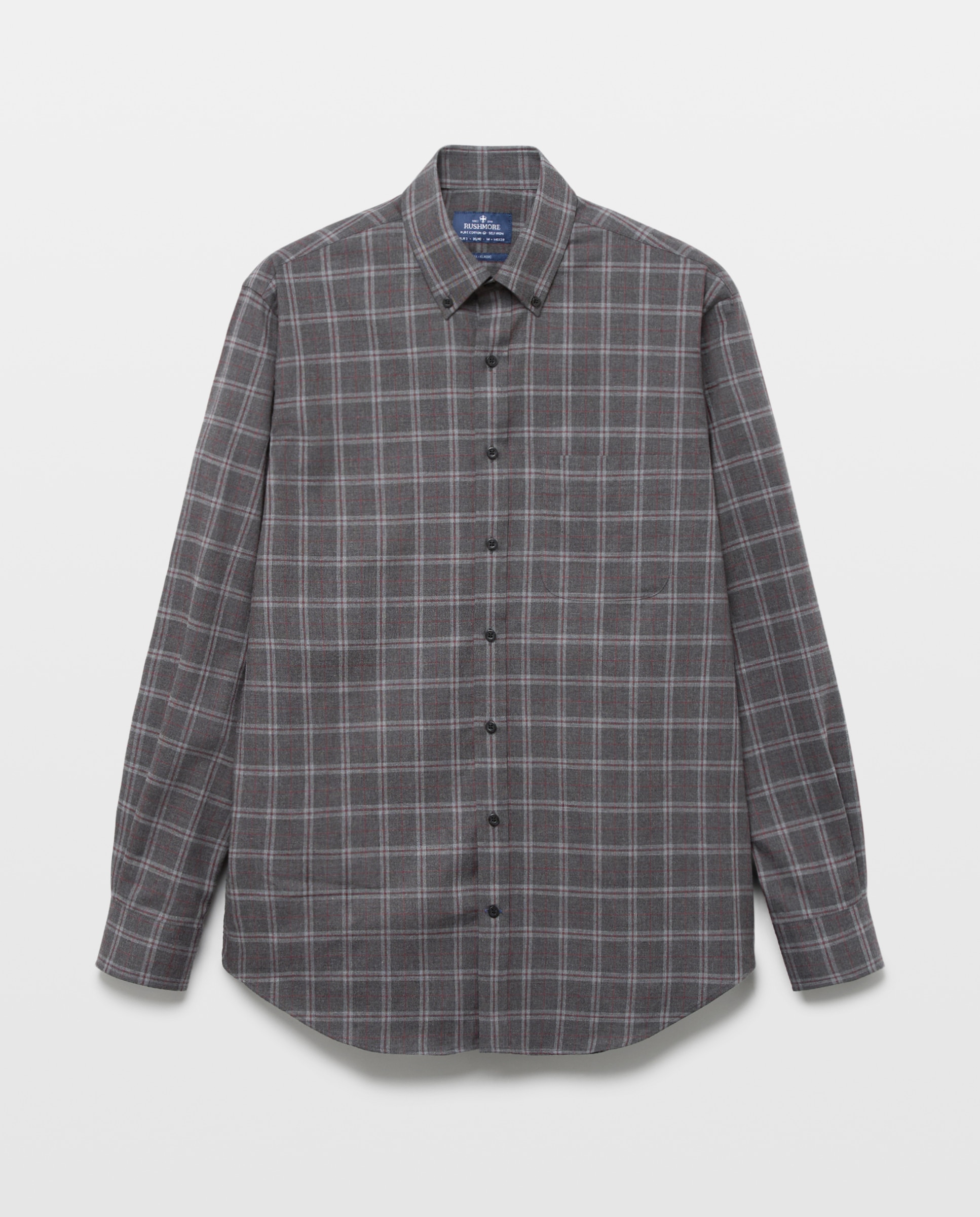 Camisa Non Iron Castanho-escuro-4