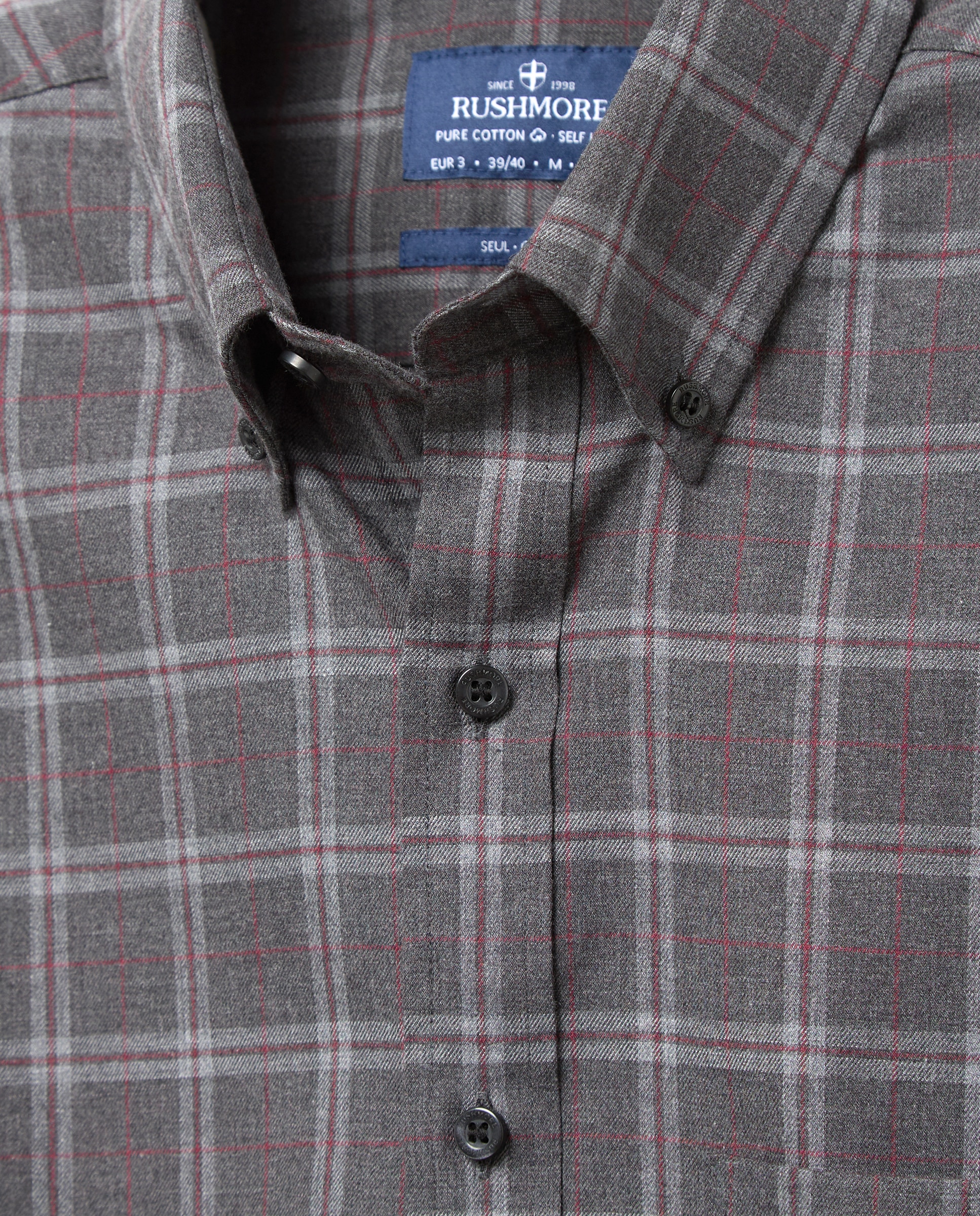 Camisa Non Iron Castanho-escuro-5