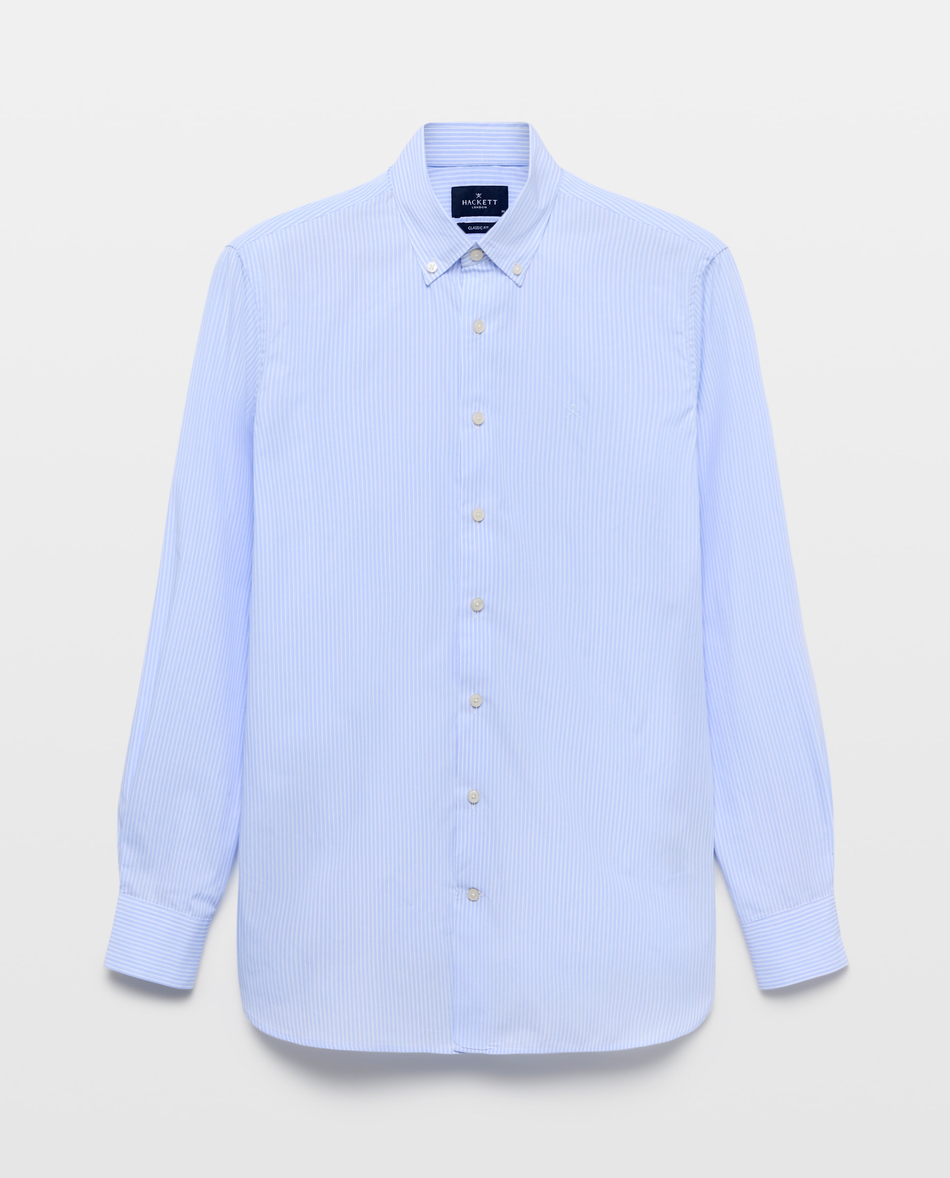 Imagen 1 de Camisa de hombre fit clásico de rayas Azul claro