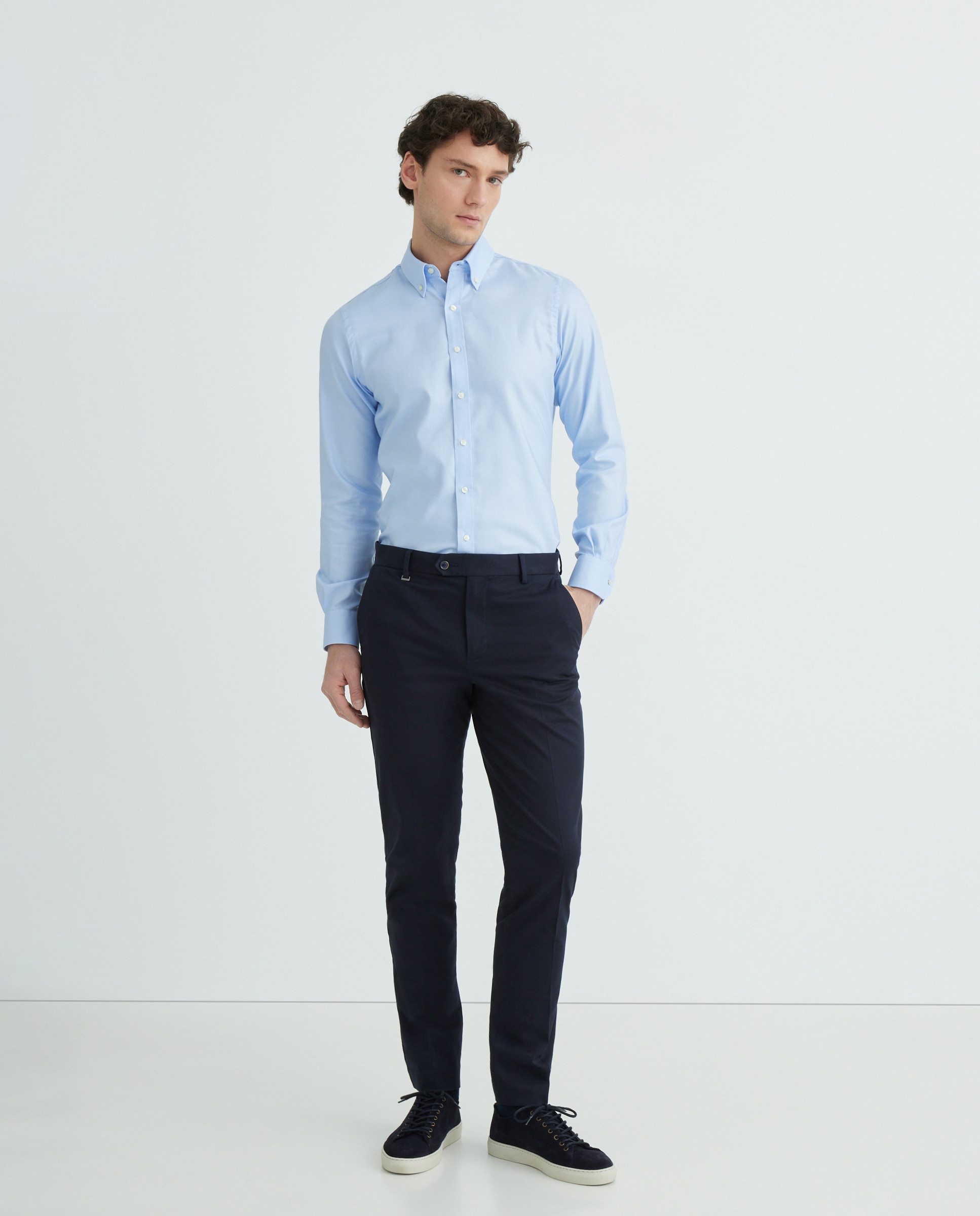 Camisa Non Iron Azul-claro-2