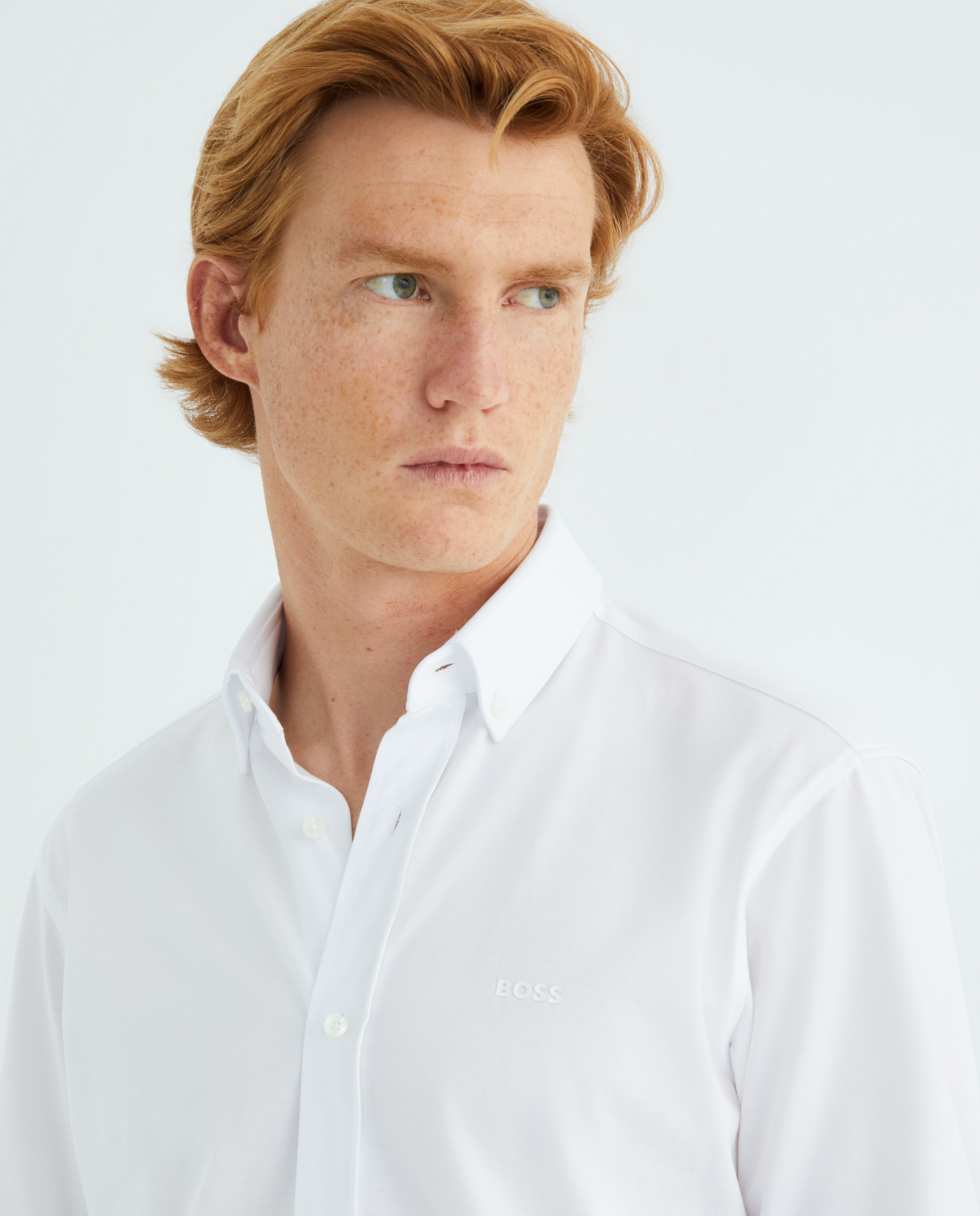 Camisa de Manga Comprida Branco-1