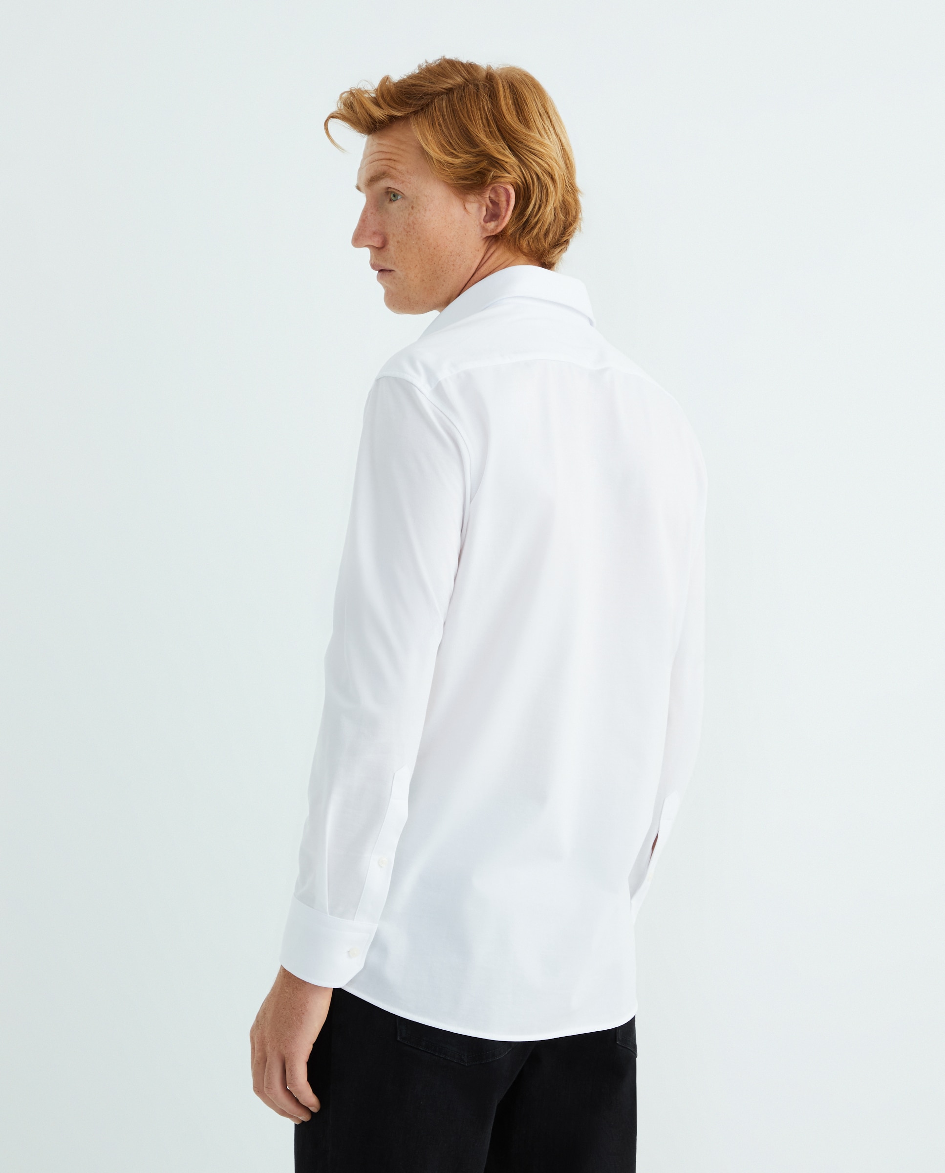 Camisa de Manga Comprida Branco-4