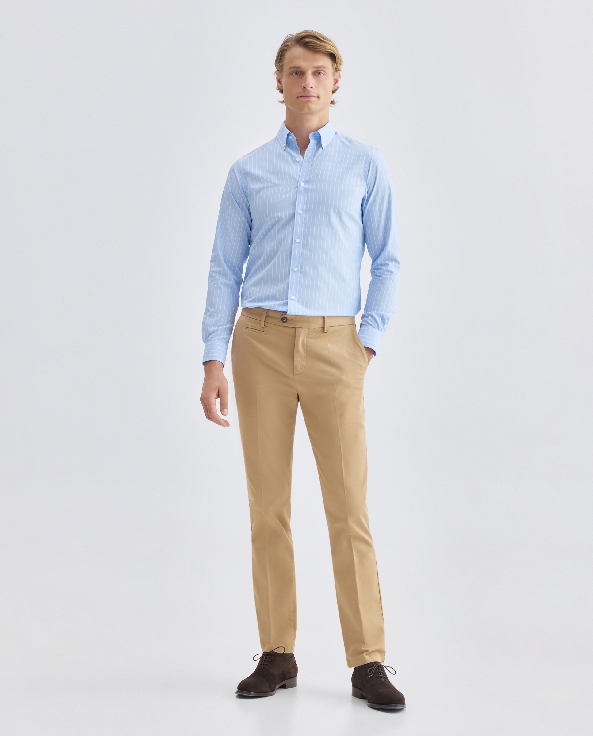 Imagen 2 de Camisa de hombre non iron - Rushmore - Azul Azul