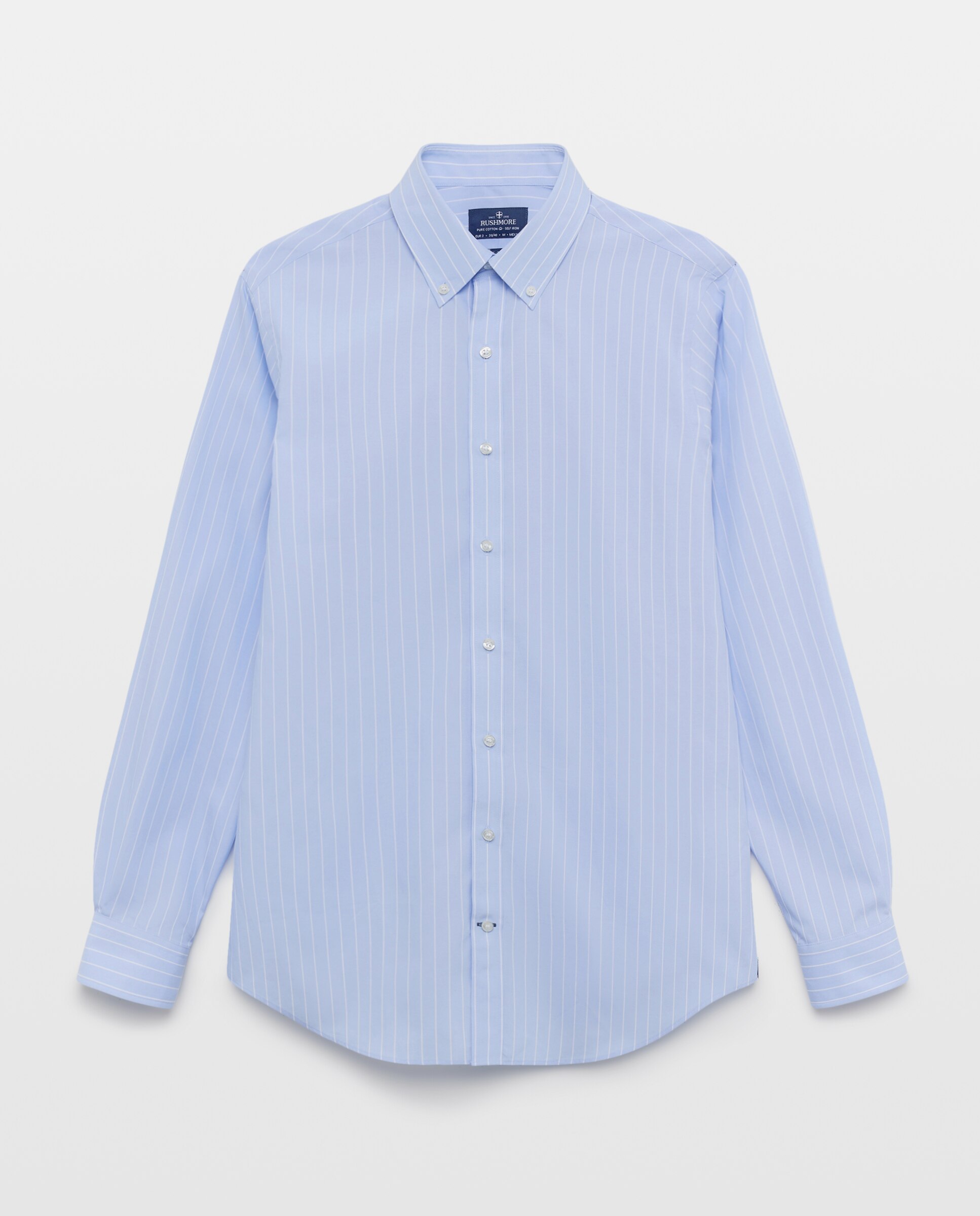 Imagen 4 de Camisa de hombre non iron - Rushmore - Azul Azul