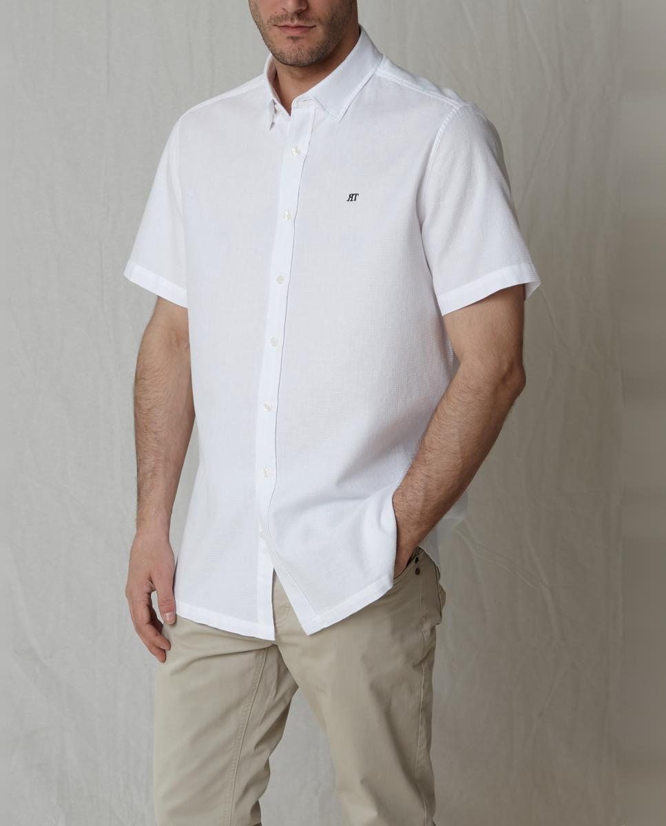 Camisa Casual Branco-3