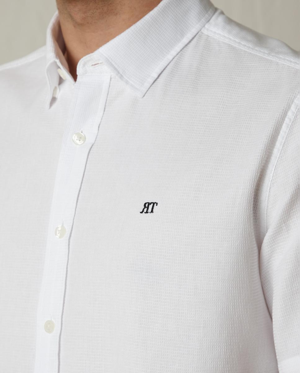 Camisa Casual Branco-6