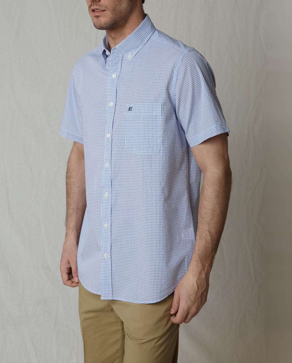 Camisa Casual Azul-2