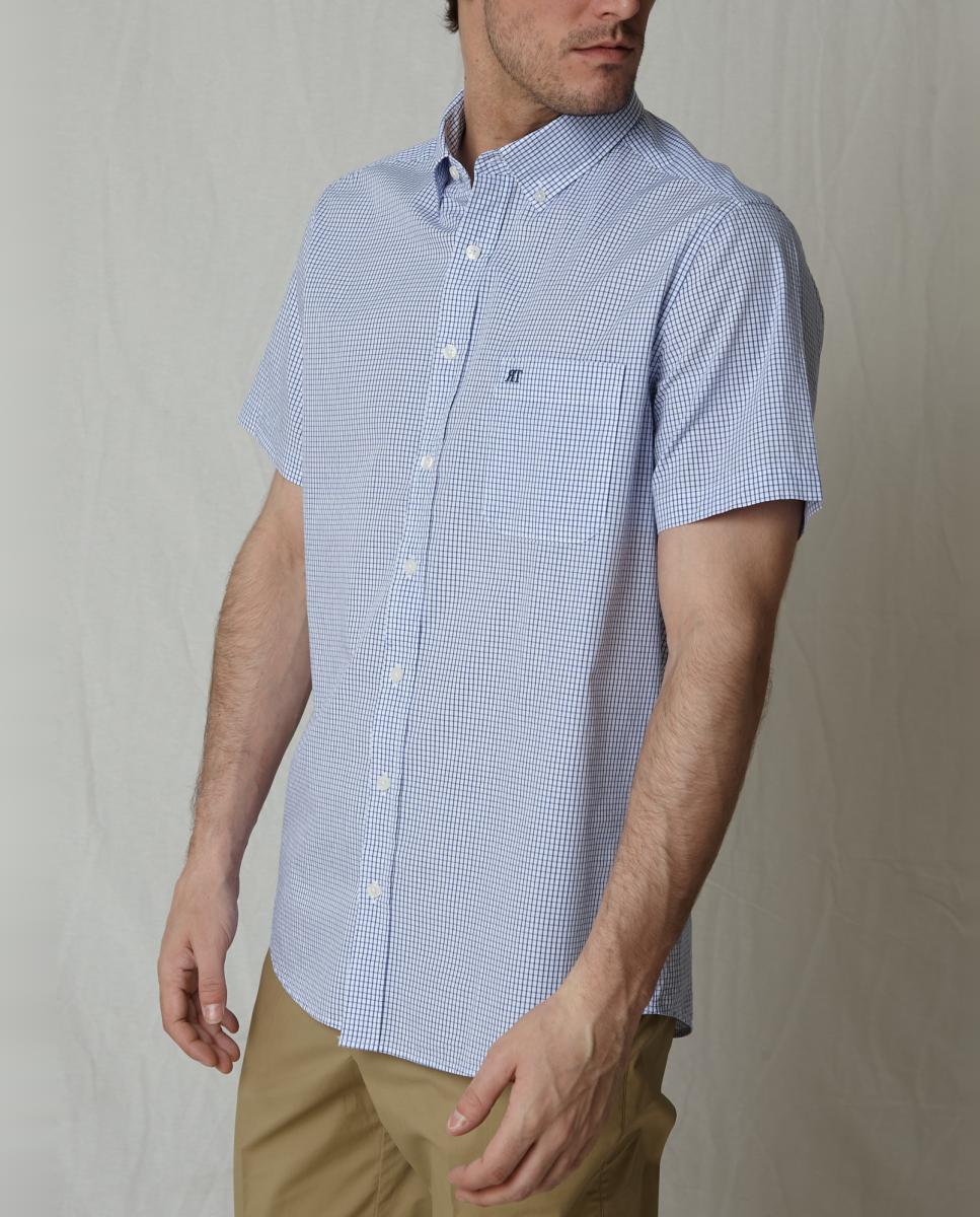 Camisa Casual Azul-3