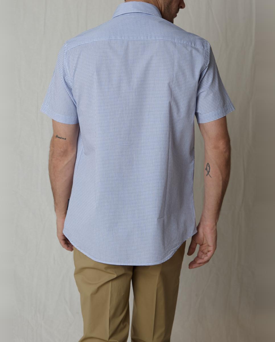 Camisa Casual Azul-5