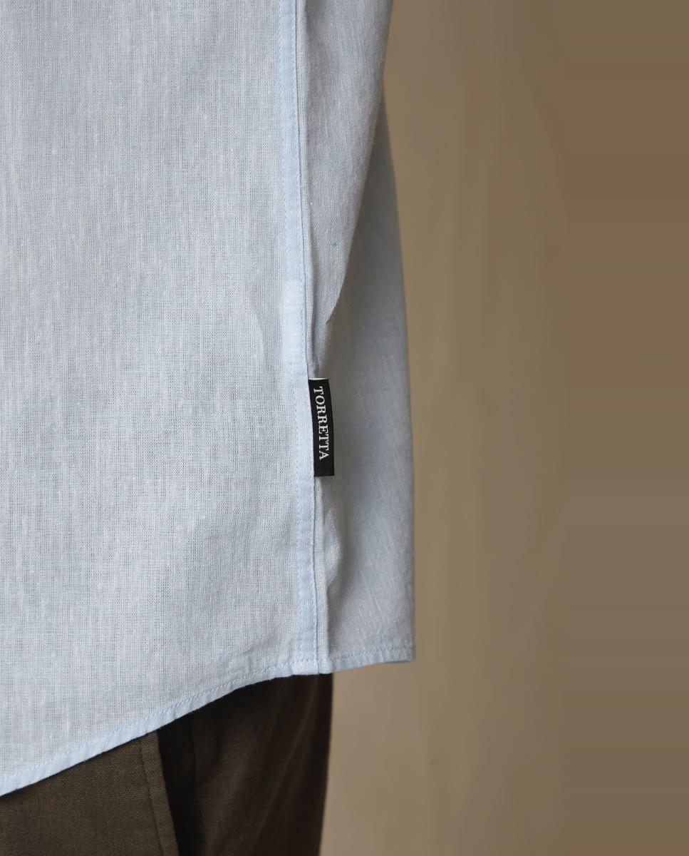 Camisa Casual Azul-claro-5
