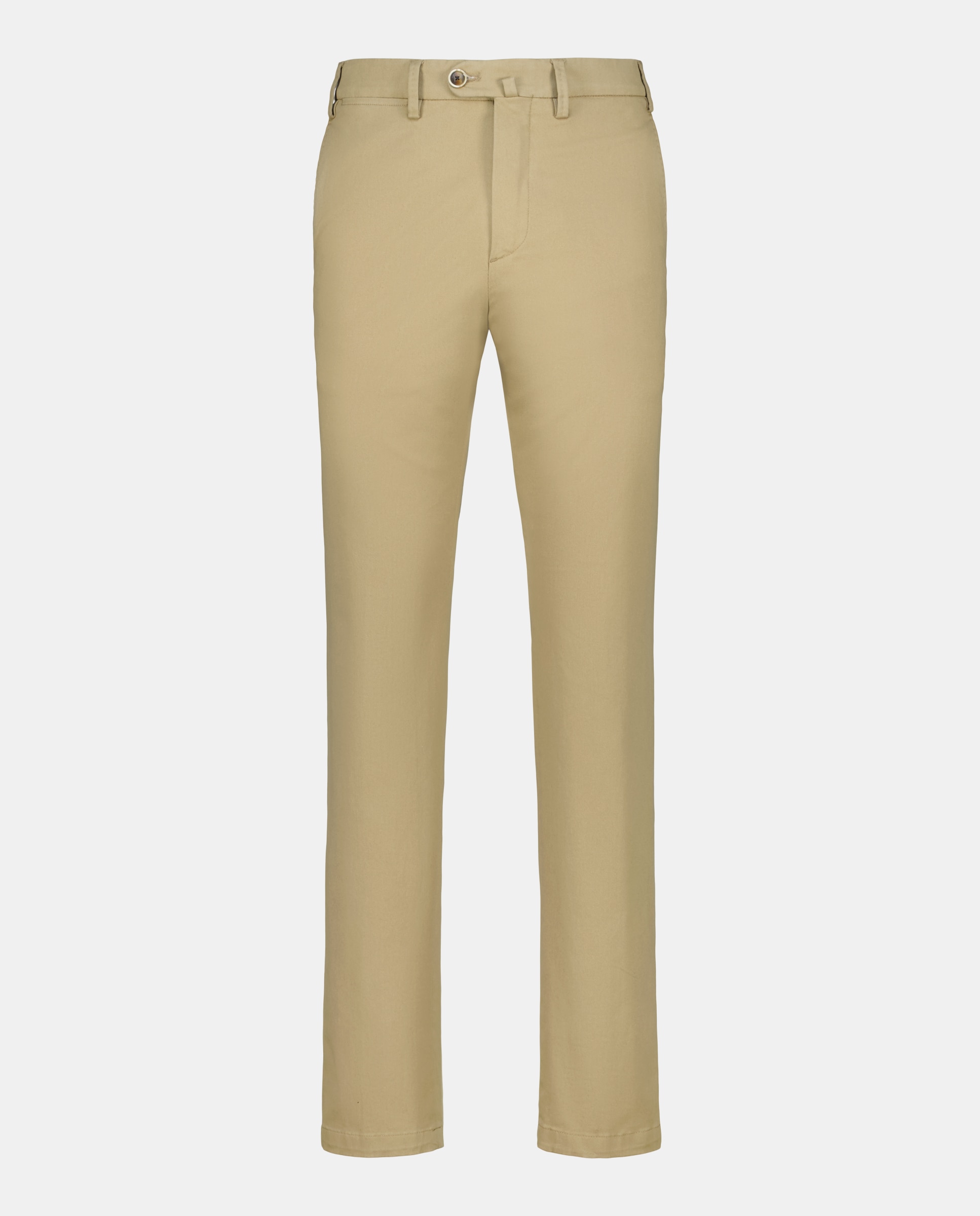 Pantalón hombre chino regular fit algodón strech liso - Exigency - Marrón claro Marrón claro-4
