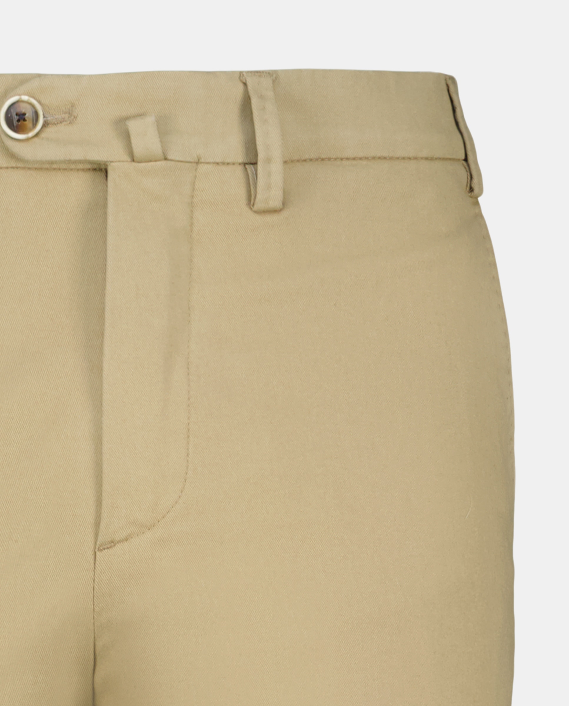 Pantalón hombre chino regular fit algodón strech liso - Exigency - Marrón claro Marrón claro-5
