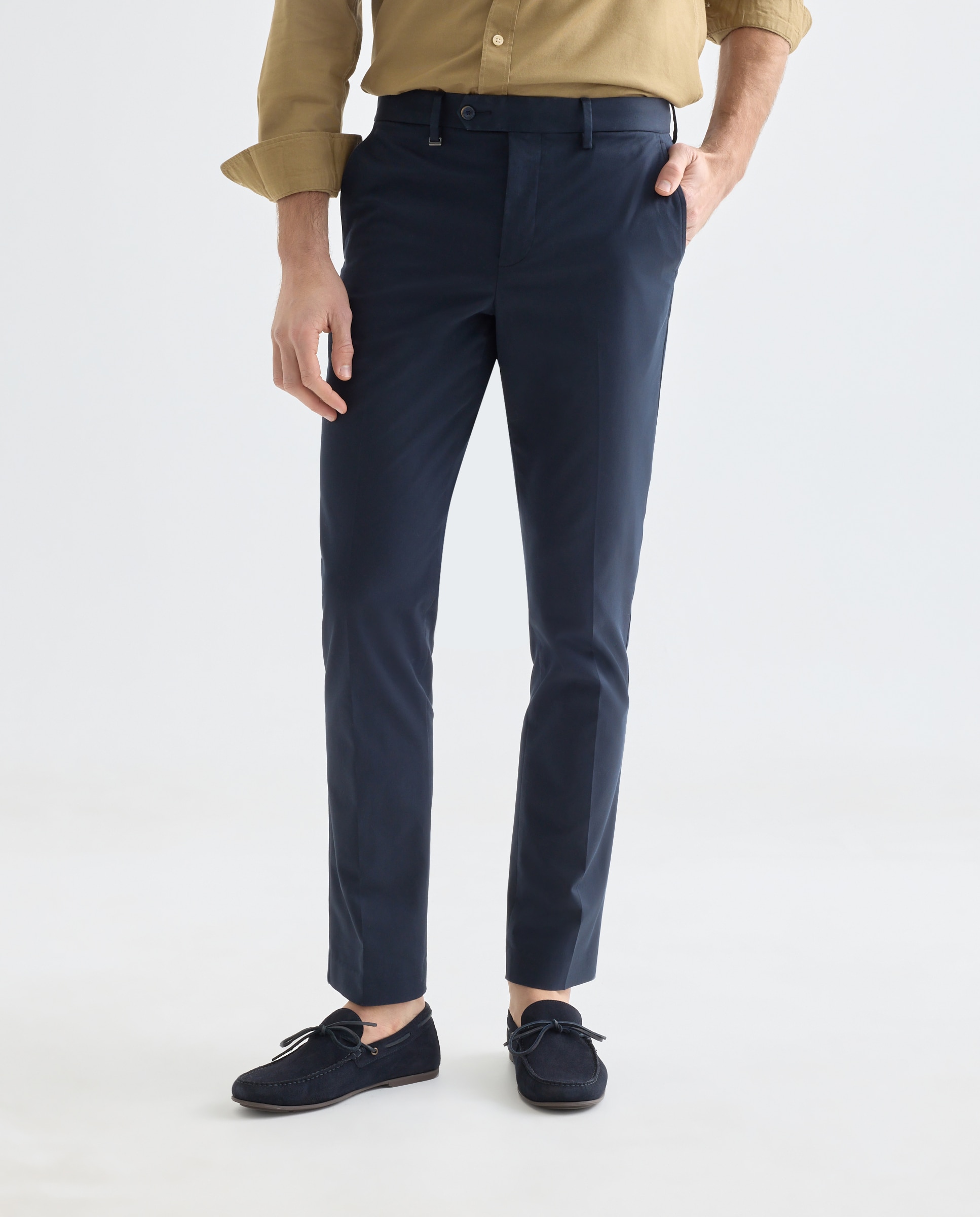 Pantalón de hombre chino - Rushmore - Azul marino Azul marino-2
