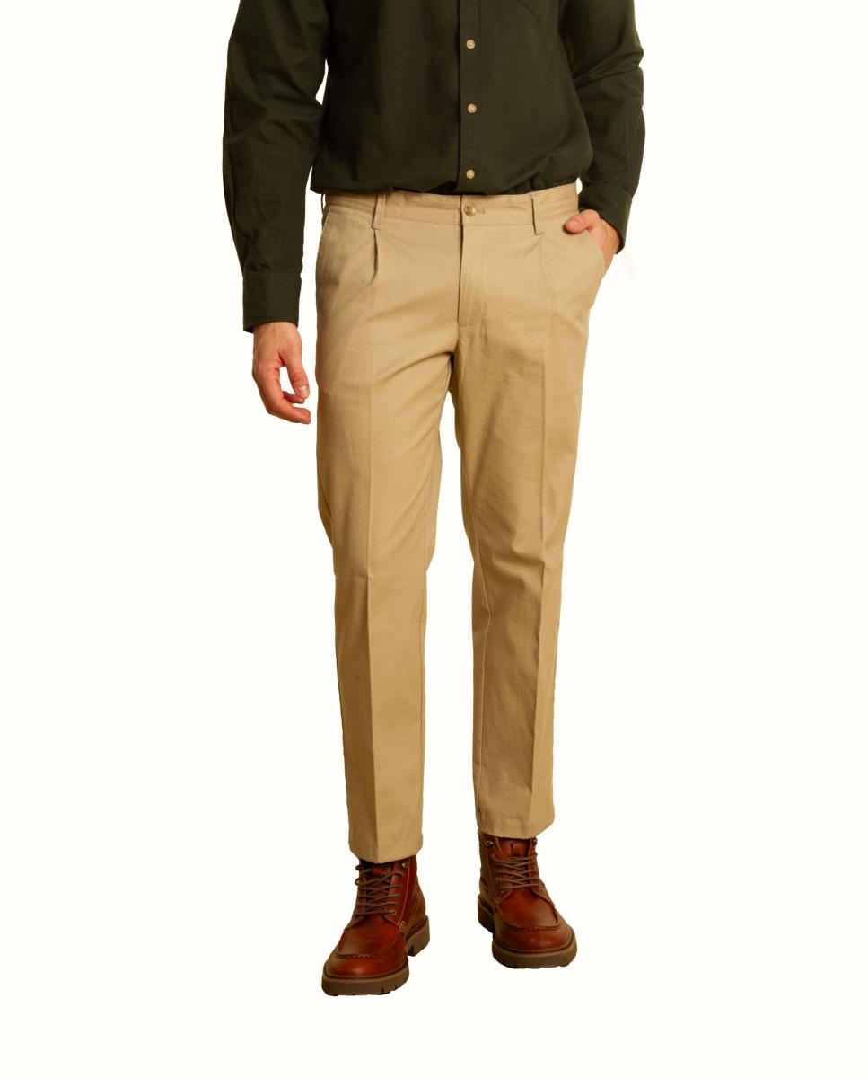 Pantalón chino - Roberto Torretta - Beige Beige-2