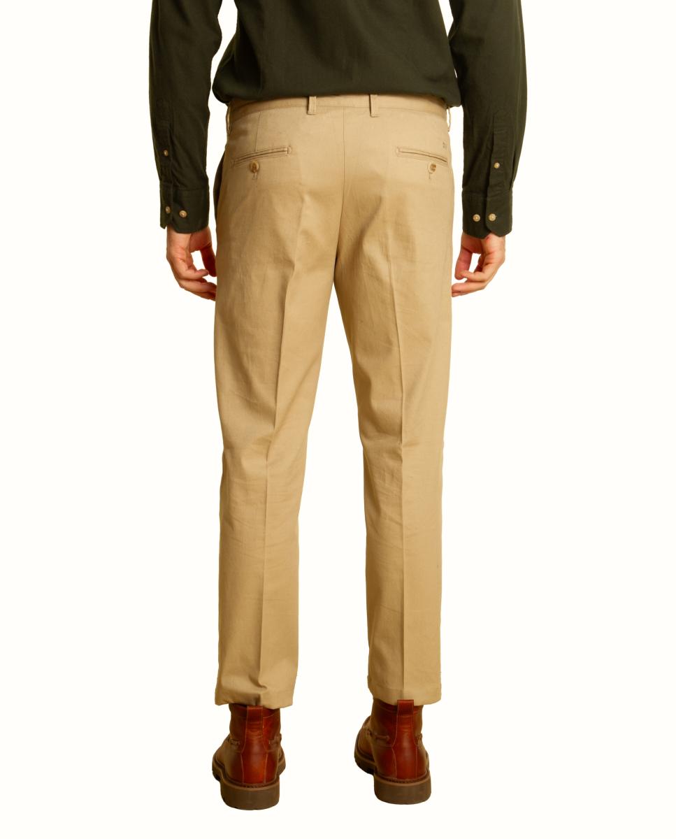 Pantalón chino - Roberto Torretta - Beige Beige-4