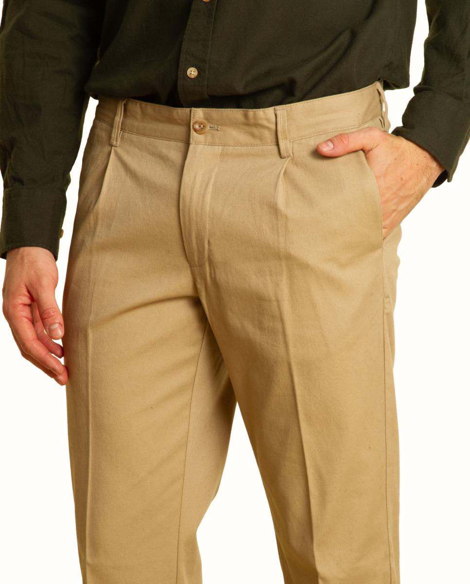 Pantalón chino - Roberto Torretta - Beige Beige-6