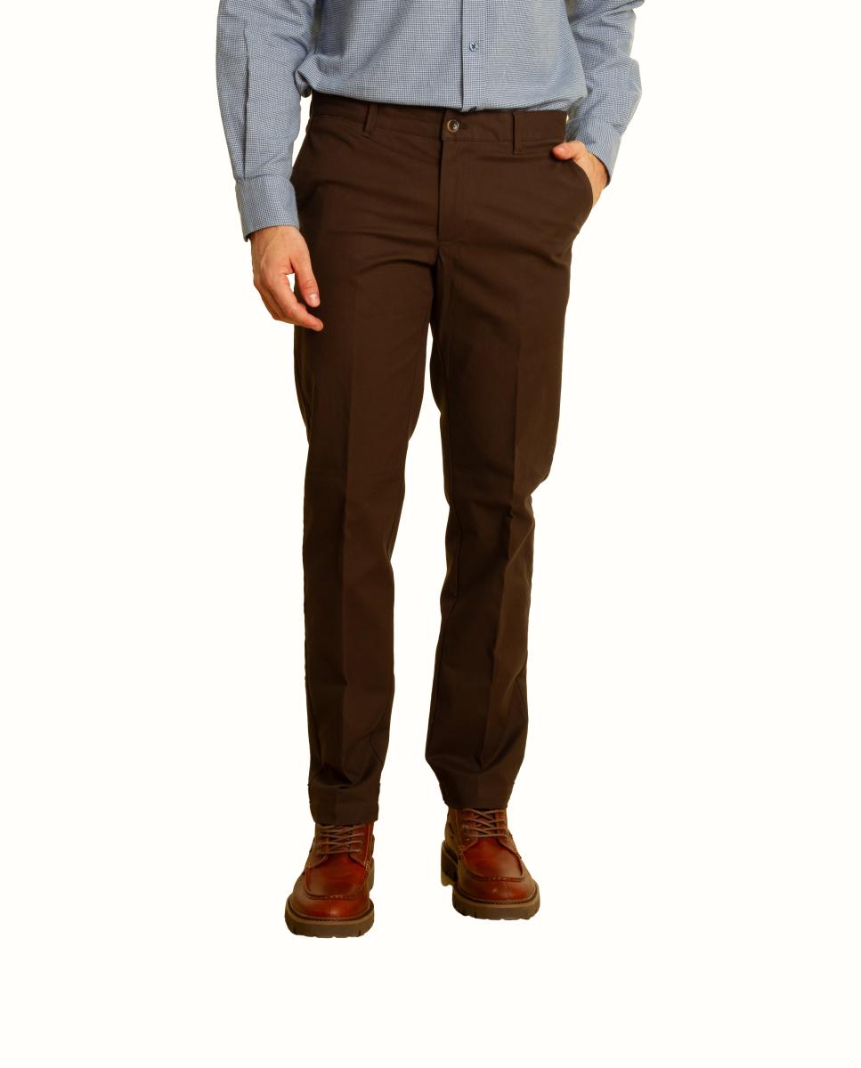 Pantalón chino - Roberto Torretta - Marrón Marrón-2
